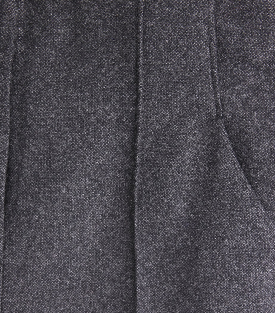 PAIGE Womens Wool-Blend Vicenza Trousers Charcoal Image 6