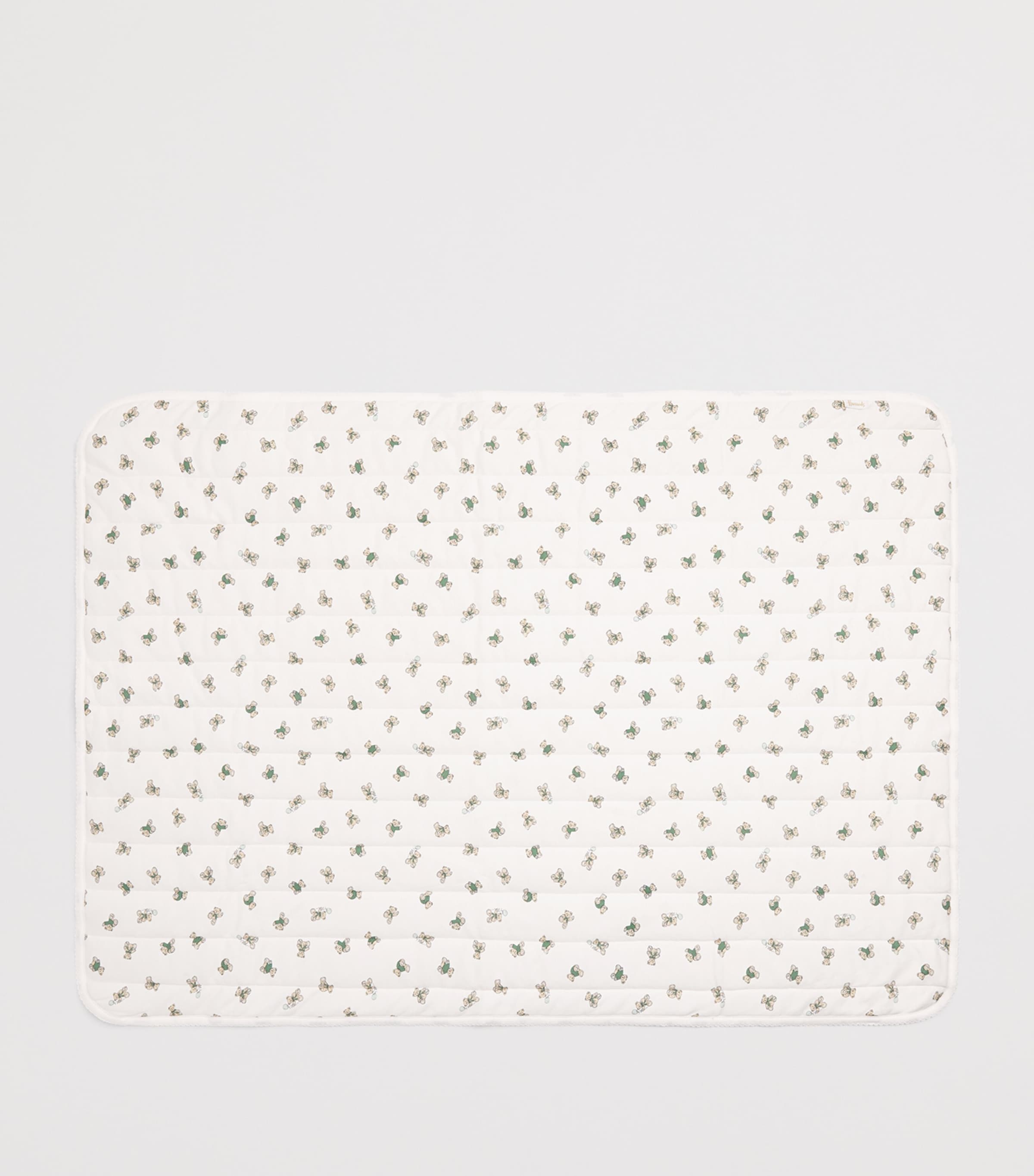 Cotton Bear Blanket (100cm x 107cm) IVORY Image 2