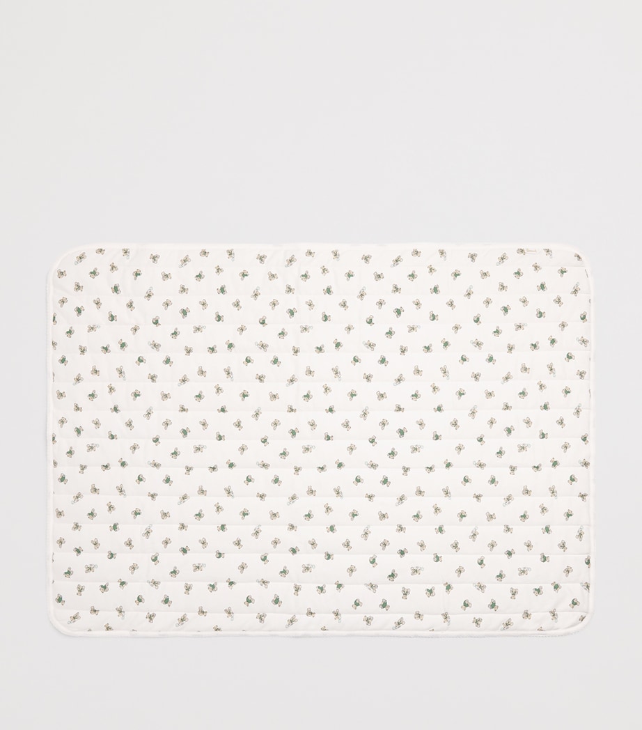 Cotton Bear Blanket (100cm x 107cm) IVORY Image 2
