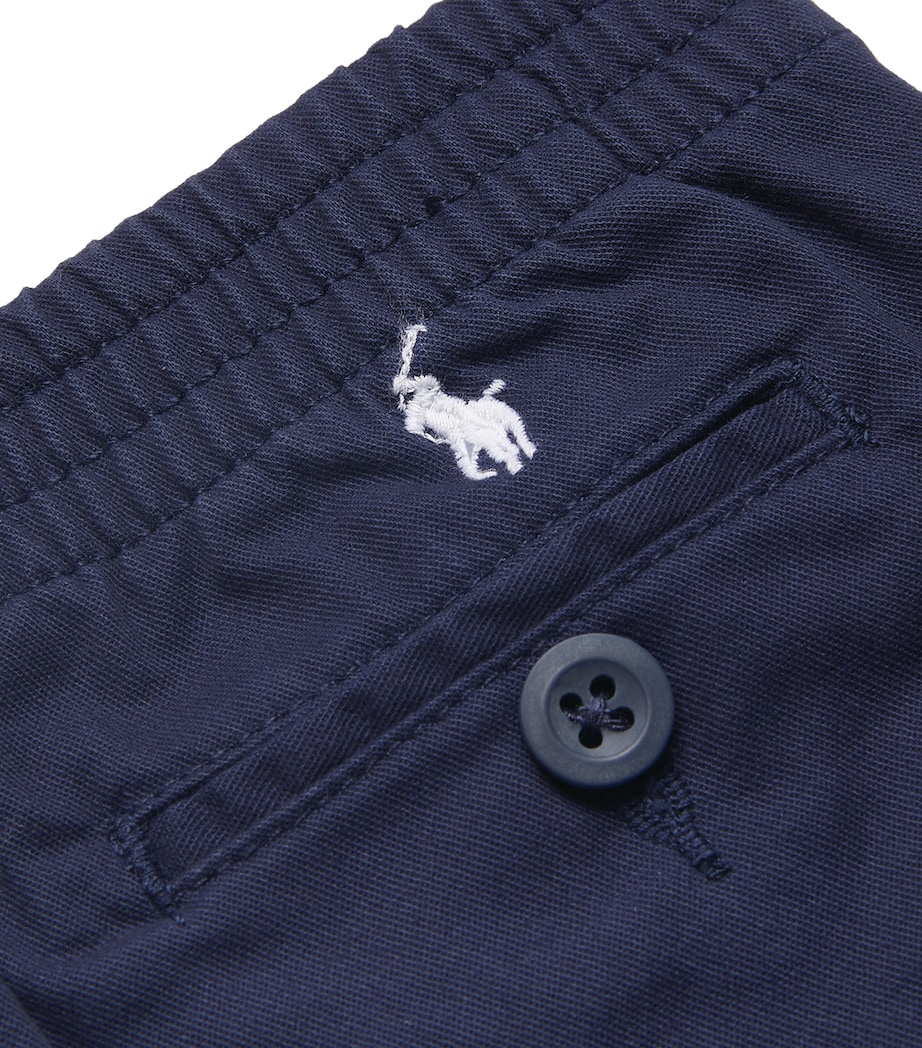 Cotton Elasticated Trousers (3-18 Months) NEWPORT NAVY Image 2