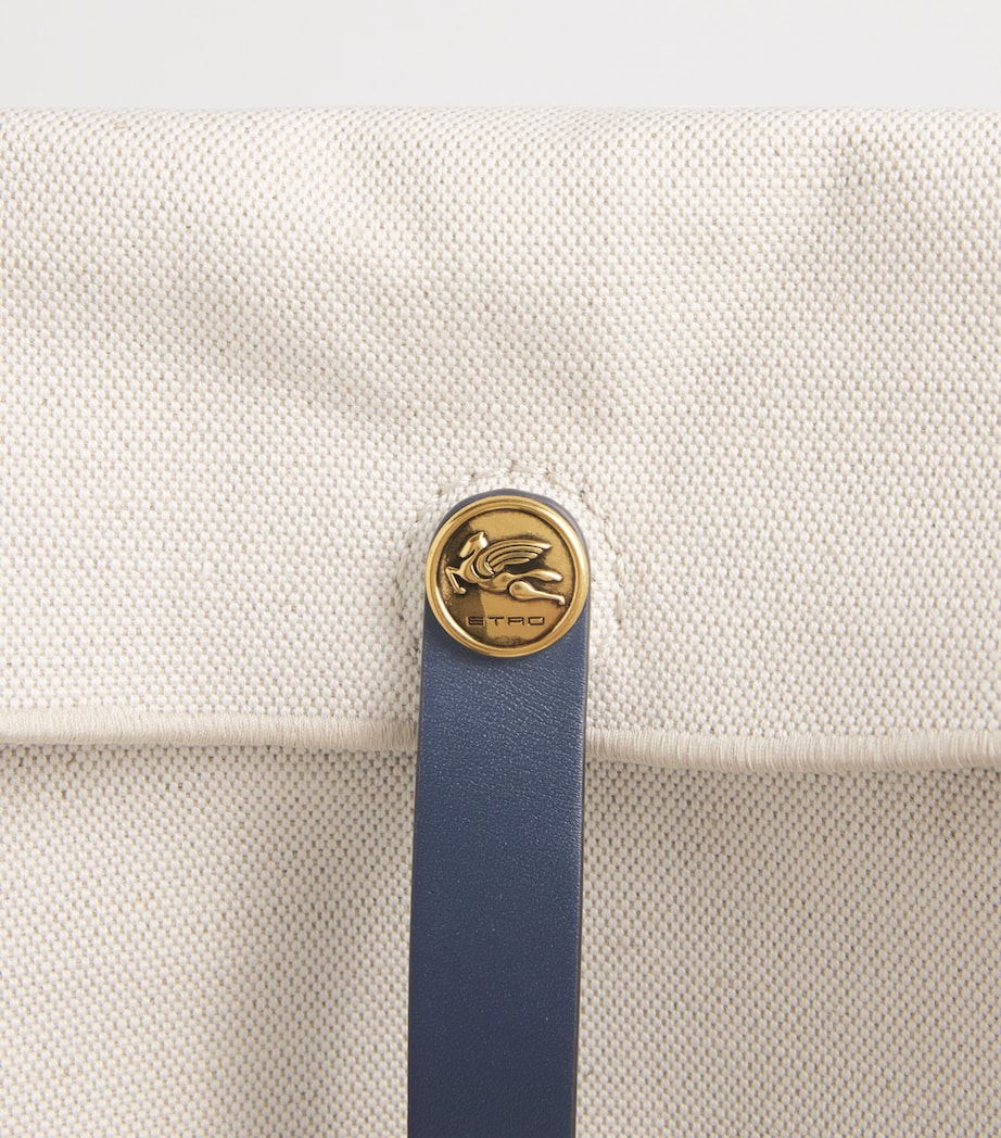 Etro Canvas Pony Tote Bag Image 6