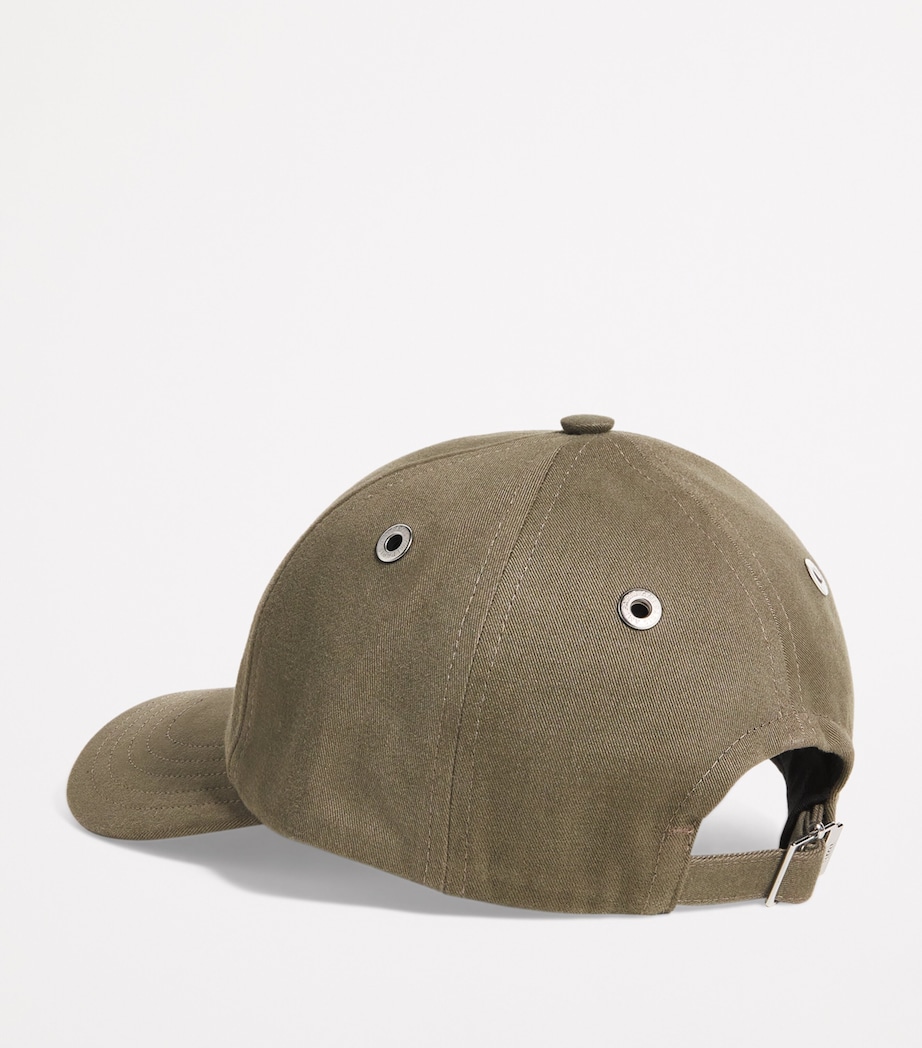 AMI Paris Embroidered Logo Baseball Cap Gris Image 3