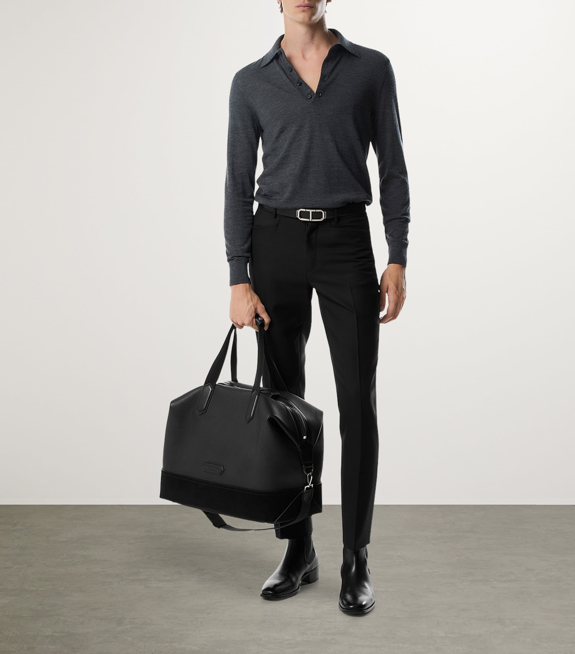 TOM FORD Grained Leather Buckley Holdall | Luggage | Weekend Bags | Men Bags | Holdalls | Designers | Tom Ford TOM FORD Grained Leather Buckley Holdall | Luggage | Weekend Bags | Men Bags | Holdalls | Designers | Tom Ford