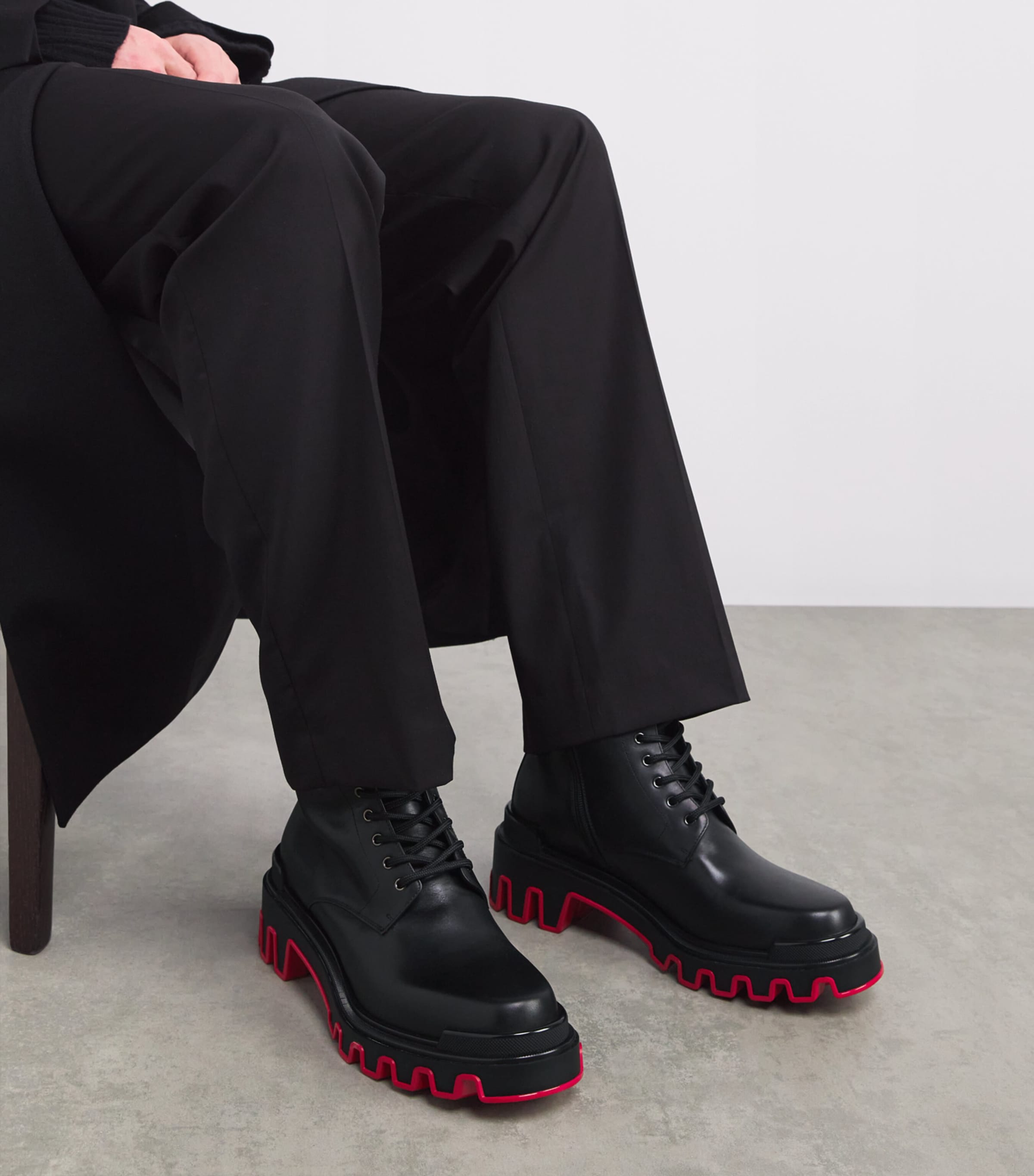 すぐ届くChristian Louboutin*Dune Trott Altaローブーツ可愛い Dune Trott Alta - Low boots - Calf leather - Black - Women