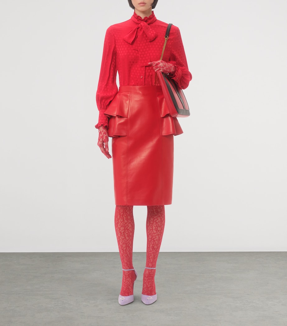 Lace Floral Tights R9M Image 2