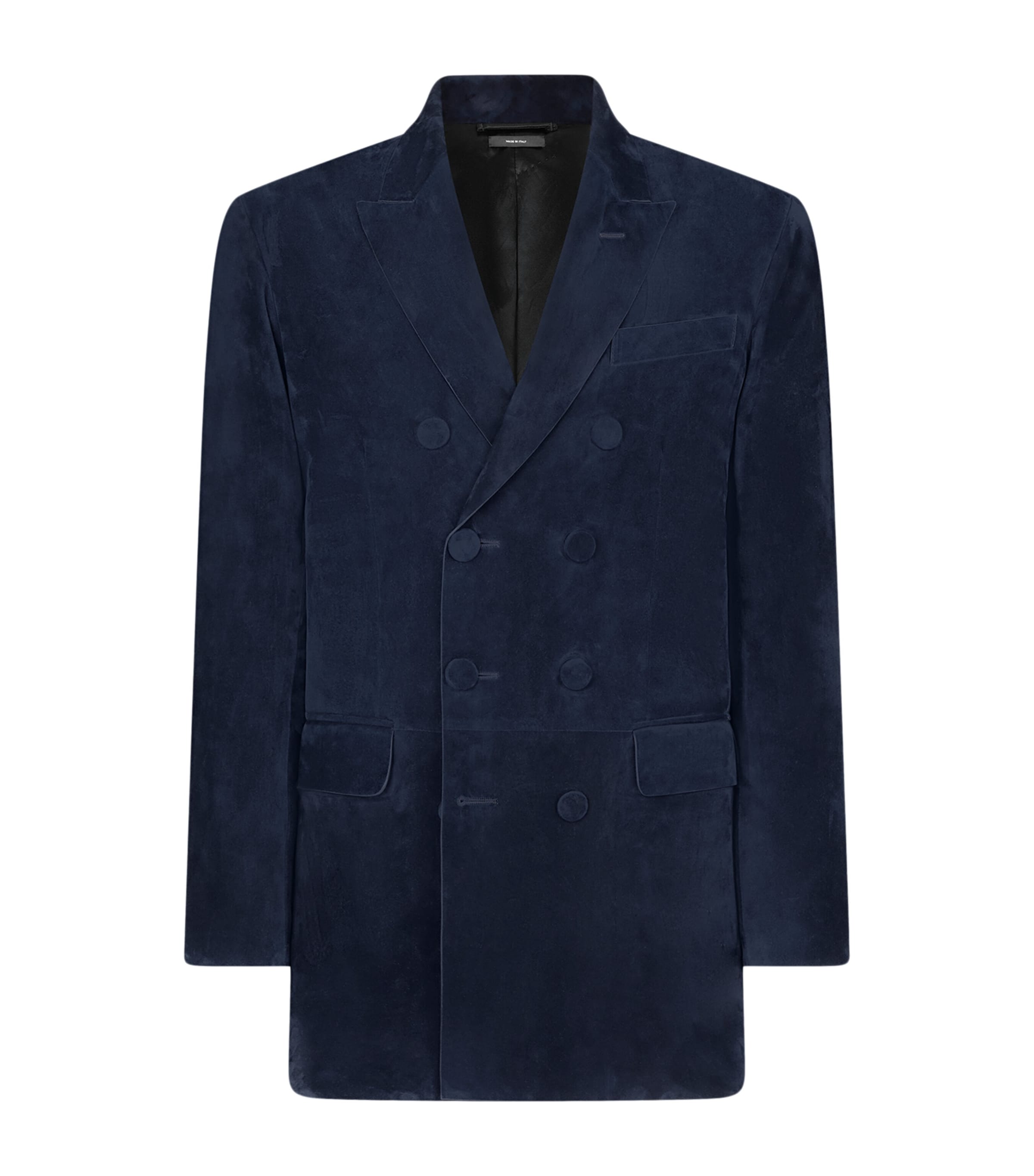 TOM FORD Mens Suede Double-Breasted Blazer Ucc Image 1