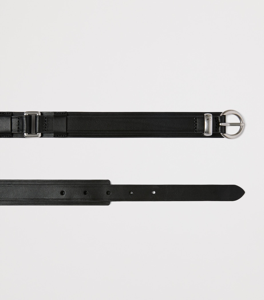 Weekend Max Mara Leather Belt Black Image 2