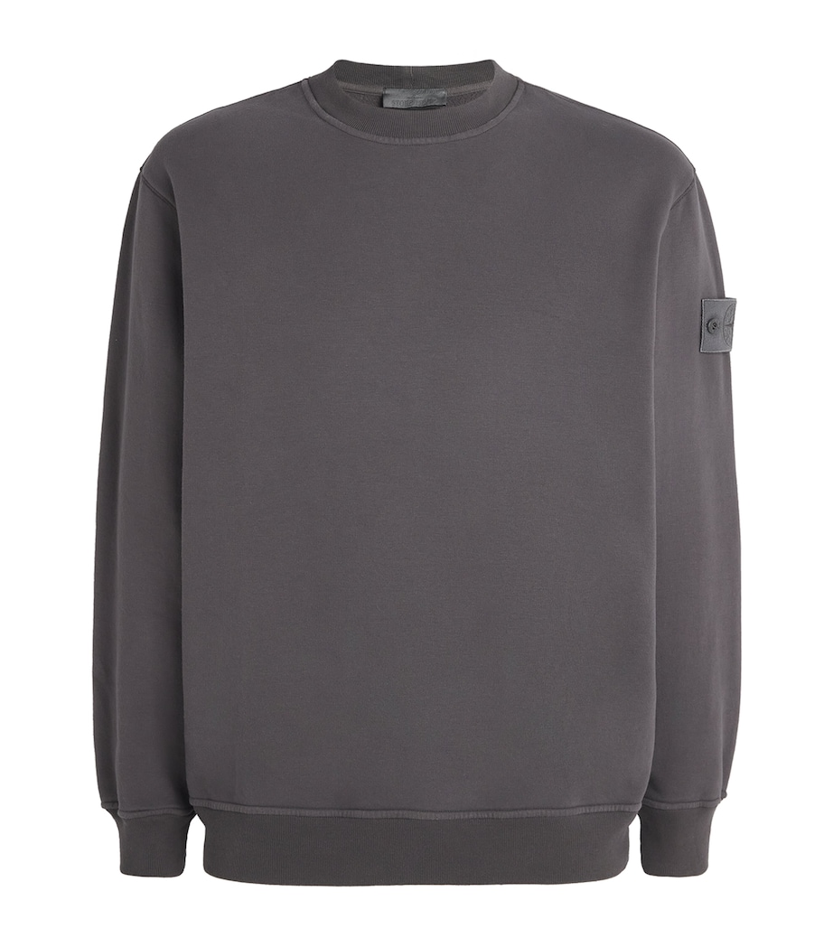 Cotton Faded Compass Sweatshirt V0067 Image 1