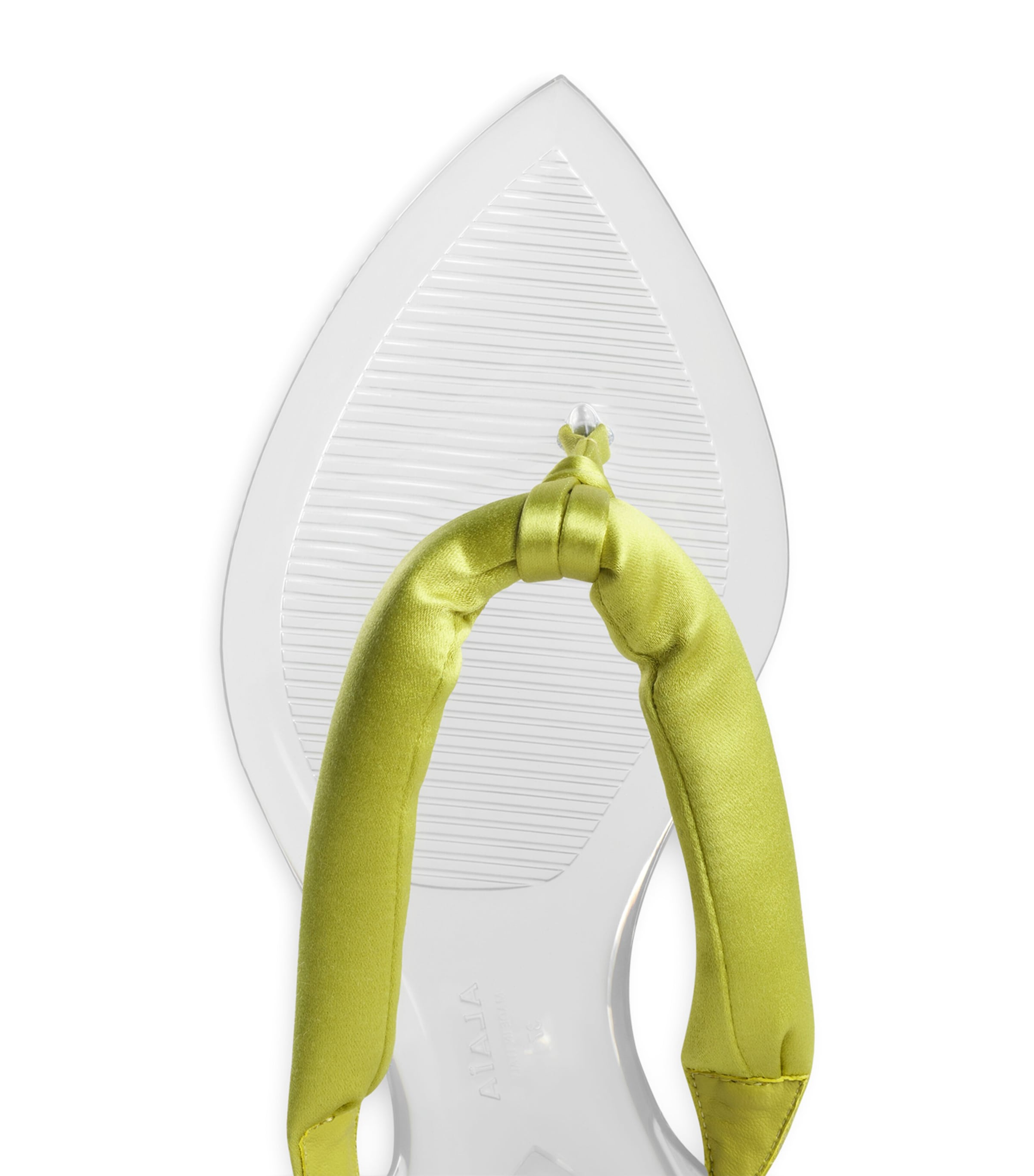 Alaïa Invisible Thong Flip Flops Lime Image 4