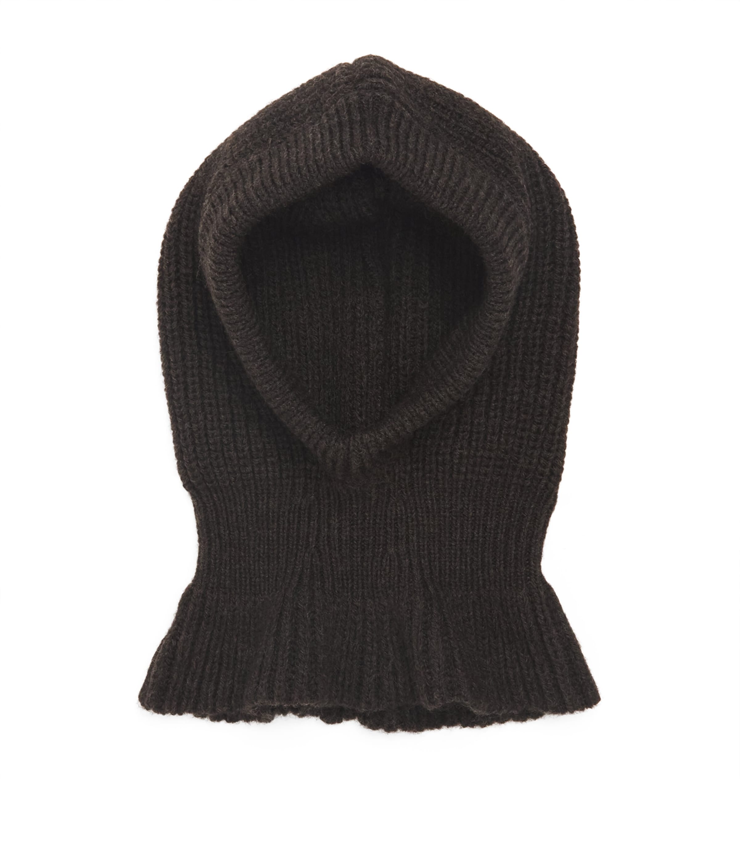 Lemaire Brown Wool-Blend Knitted Hood | Harrods US