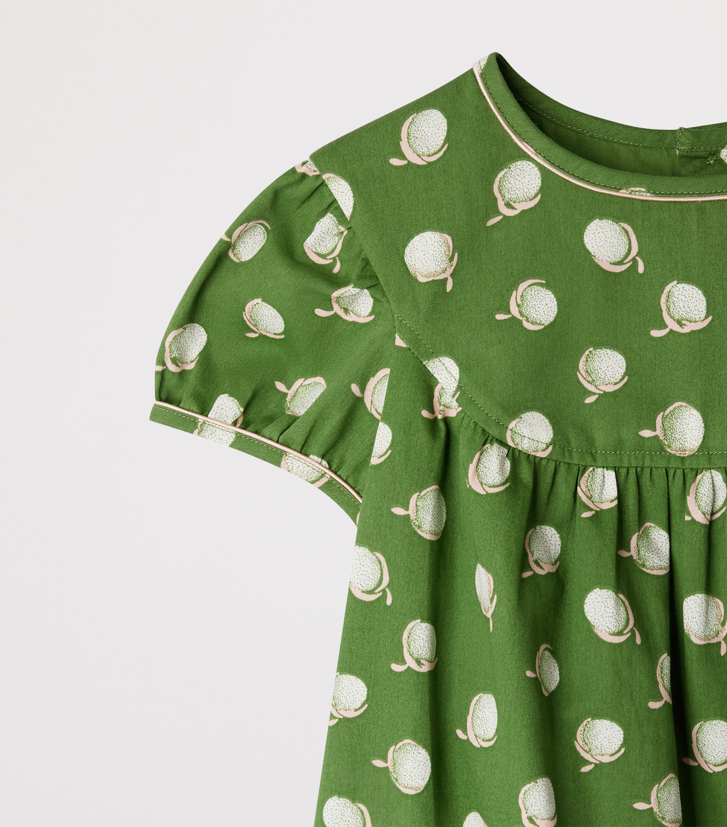 Organic Cotton Cherry Alinda Dress (4-8 Years) IMP GAZON Image 3