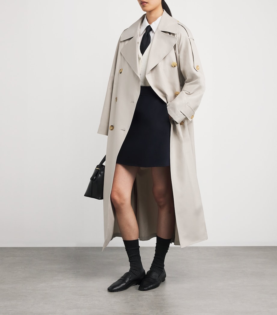 Virgin Wool Mini Skirt MIDNIGHTBLUE Image 2