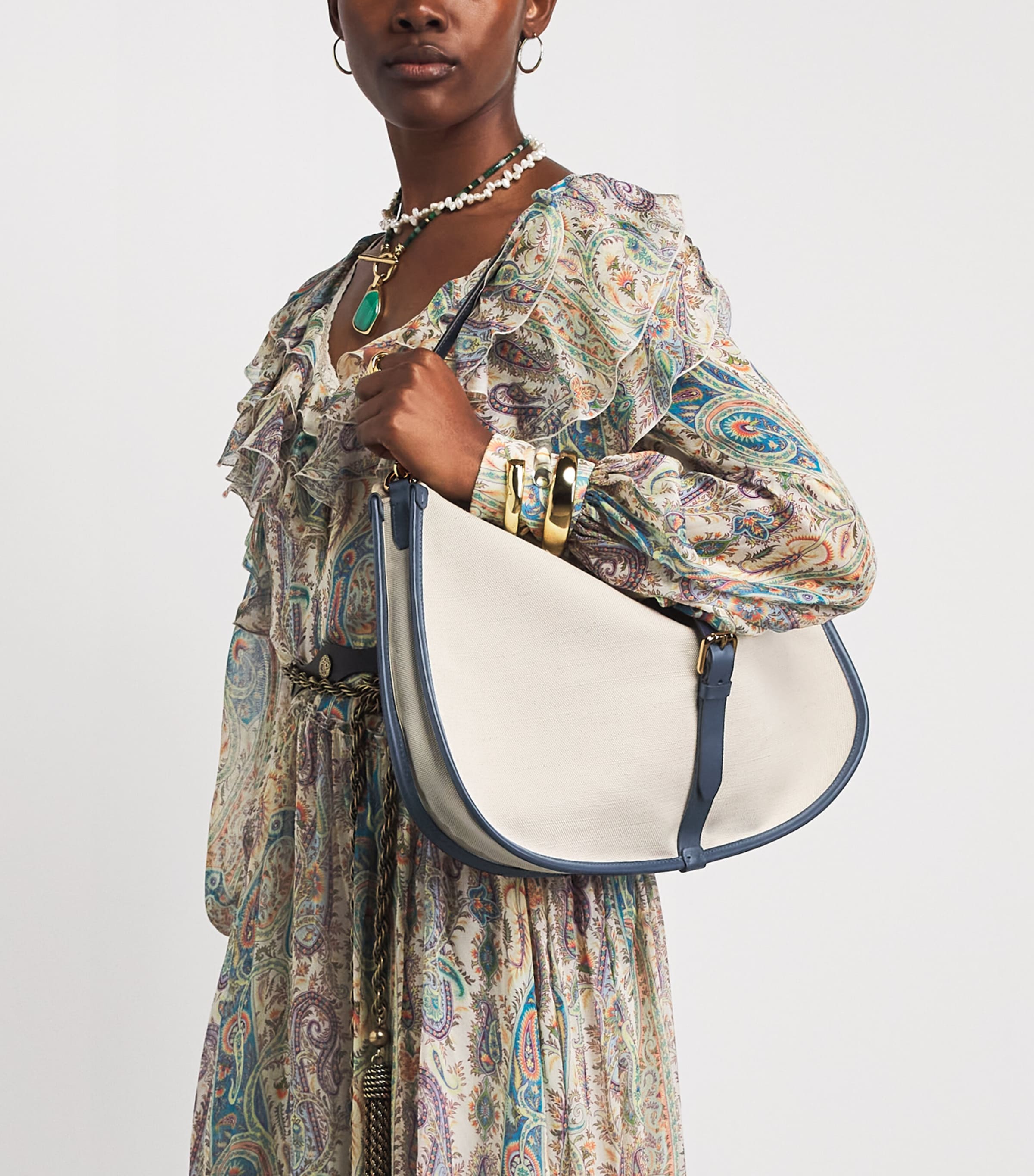 Etro Canvas Pony Tote Bag Image 2