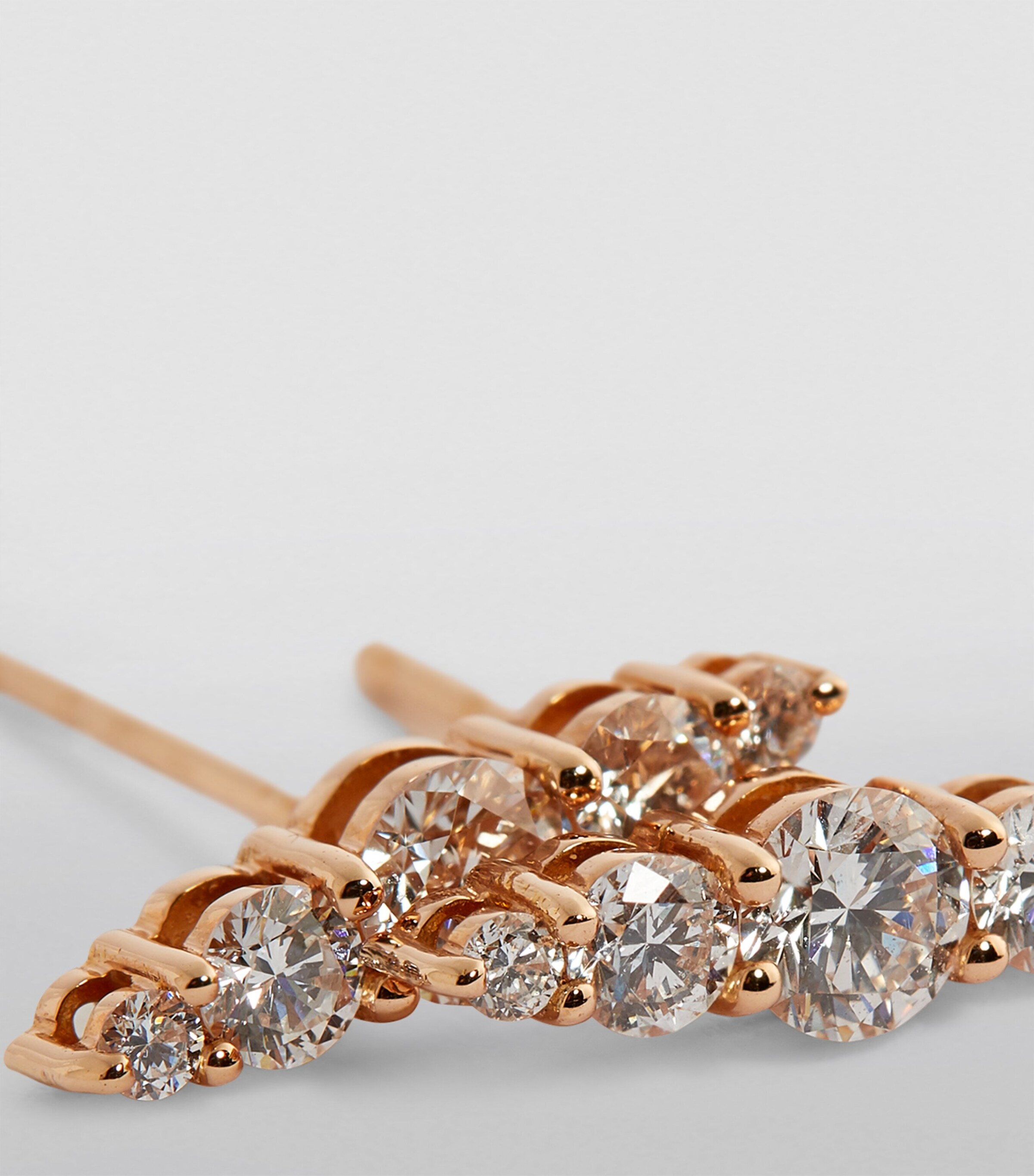 Rose Gold Aria Stud Earrings ROSE GOLD Image 6