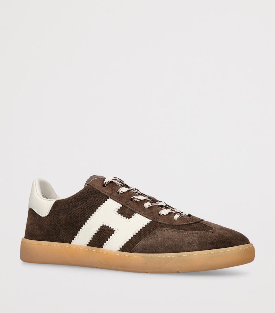 Hogan Suede Cool Sneakers Dark Brown Image 3