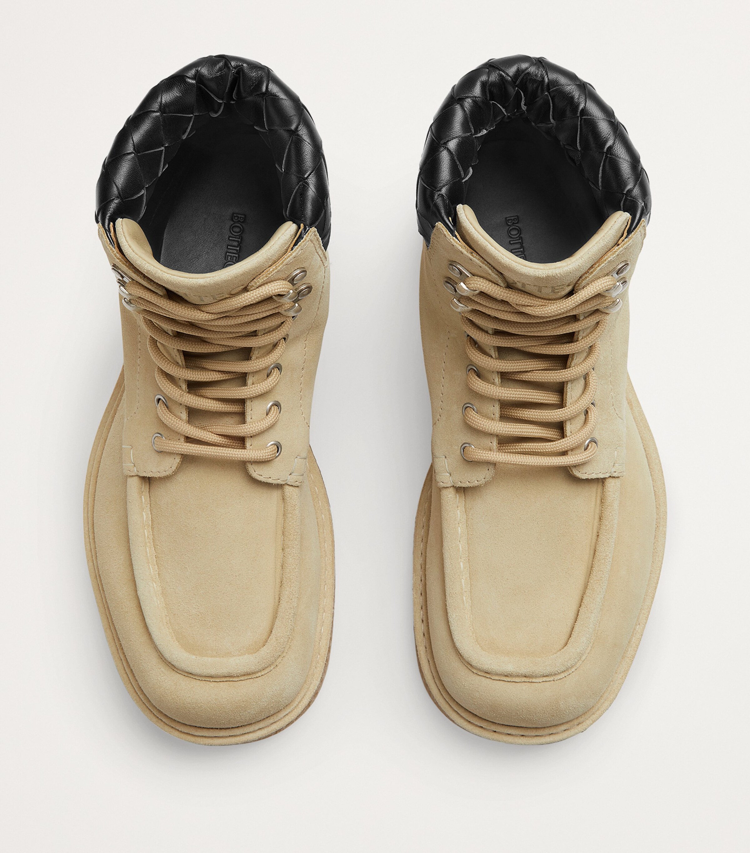 BOTTEGA VENETA◆Haddock スエード レースアップ アンクルブーツ Bottega Veneta Suede Haddock Lace-Up Boots | Harrods US