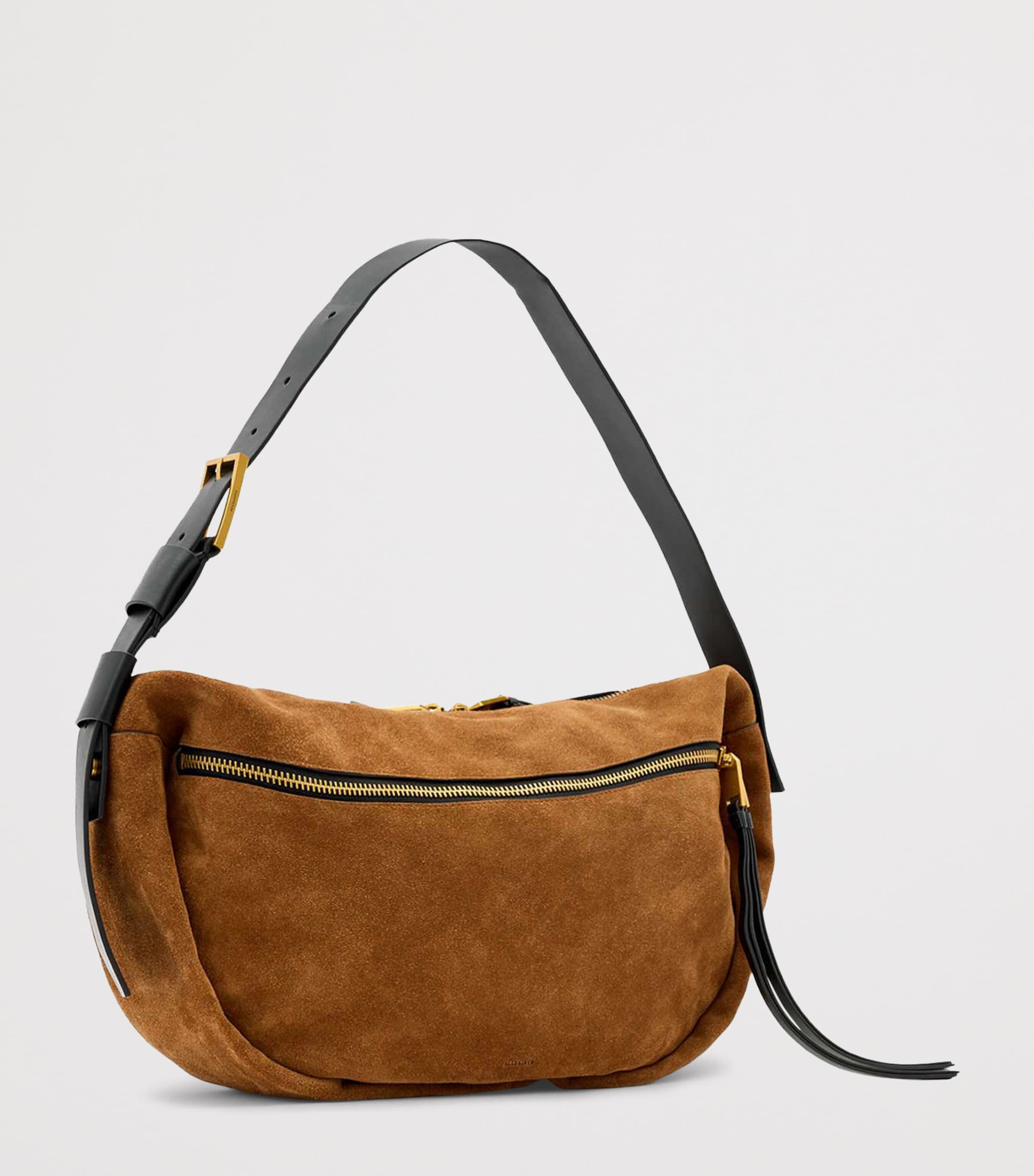 Suede Noemie Shoulder Bag TOBACCO BROWN Image 2