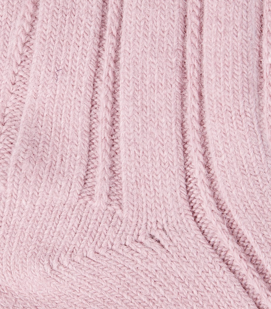 Knitted Bedsock Socks 8770 BRICK Image 2