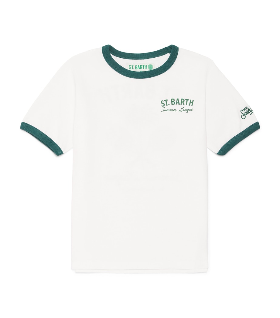 Eleventy Kids Cotton Graphic Sweatshirt (2-16 Years) Ivory/beige Image 1