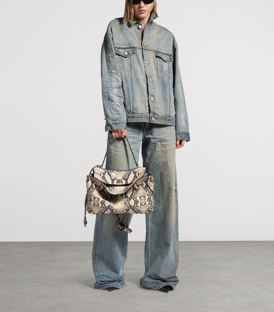 Medium Leather Rodeo Shoulder Bag 2417 Image 6