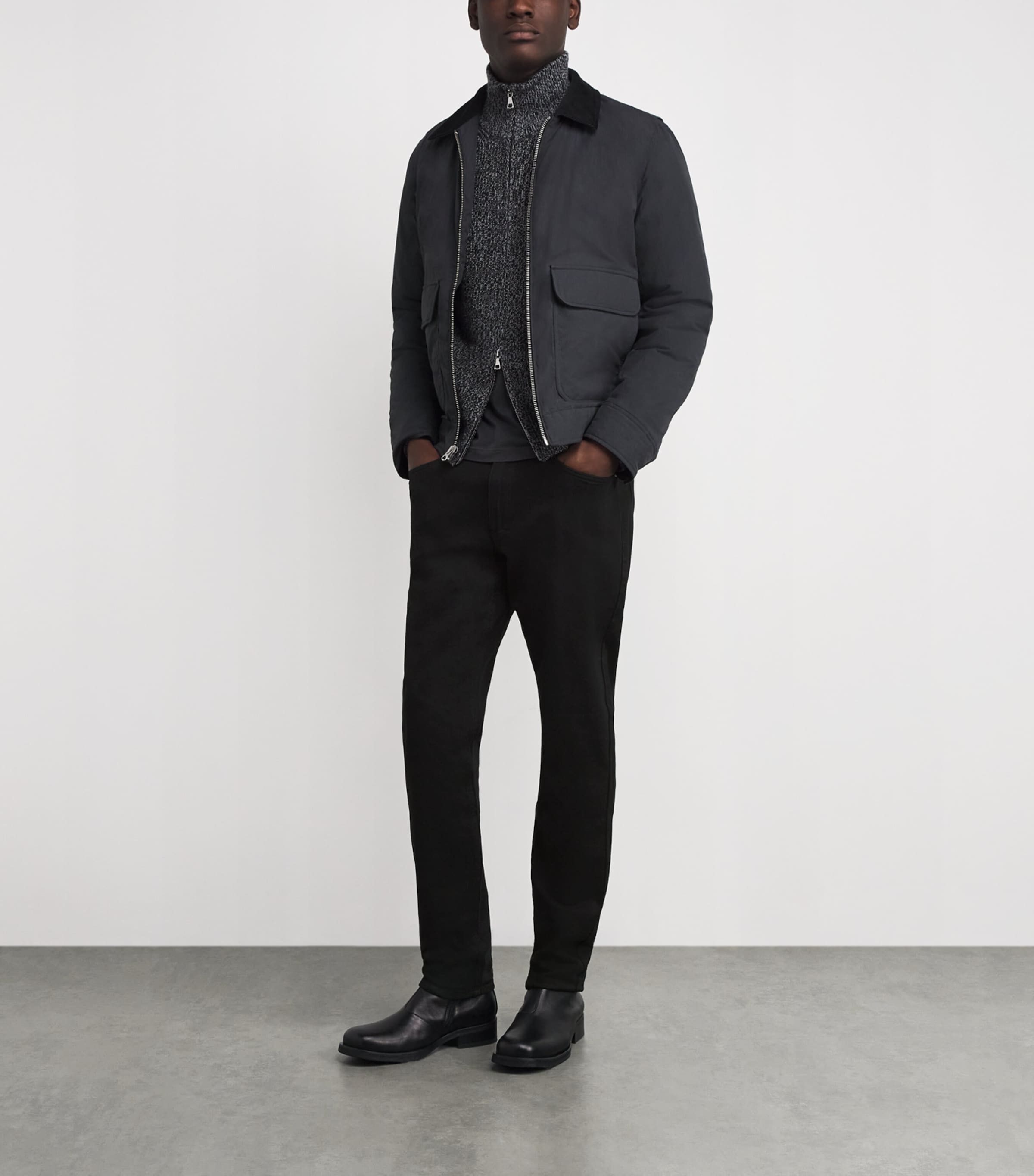 Fit 3 Authentic Stretch Jeans BLACK Image 2