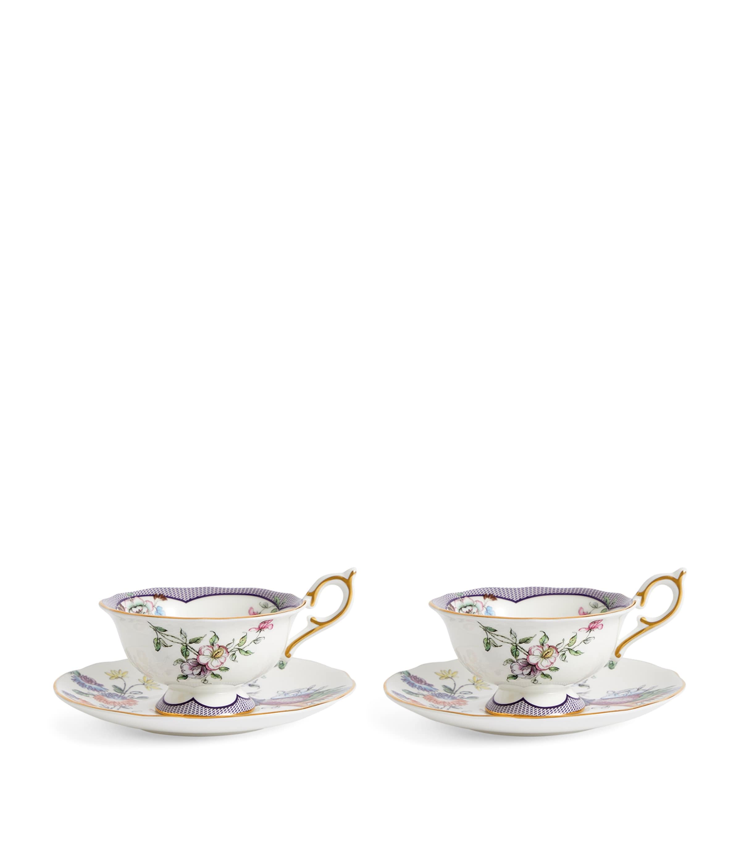 Wedgwood Set of 2 Fortune Teacups and Saucers (150ml) Image 4