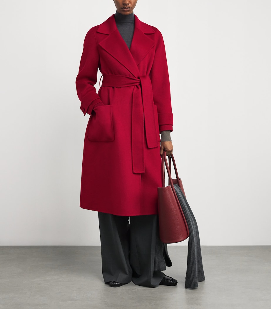 Wool-Cashmere Arline Coat RUBY Image 2