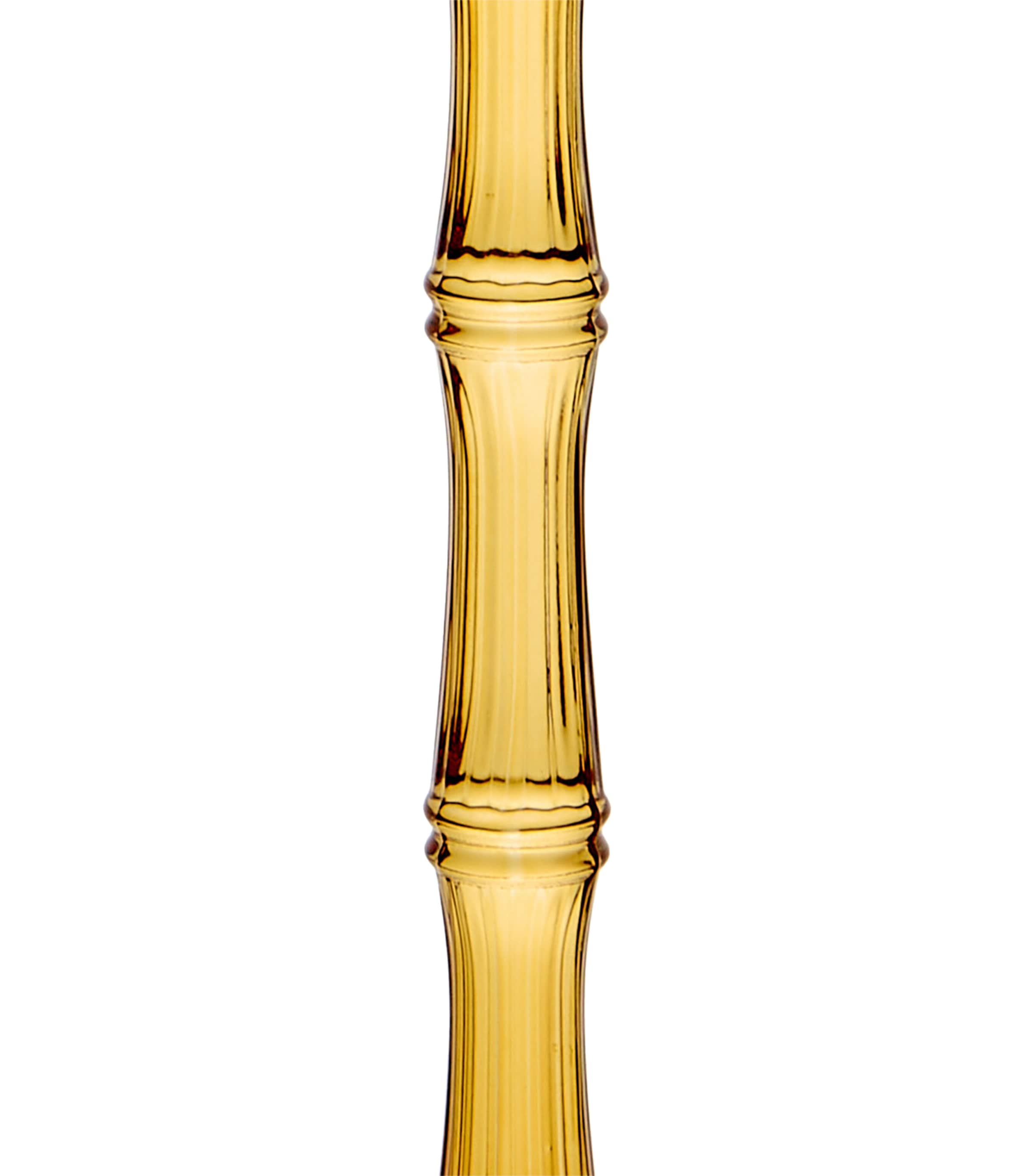 La Doublej Set of 2 Bamboo Coupe Glasses Amber Image 3