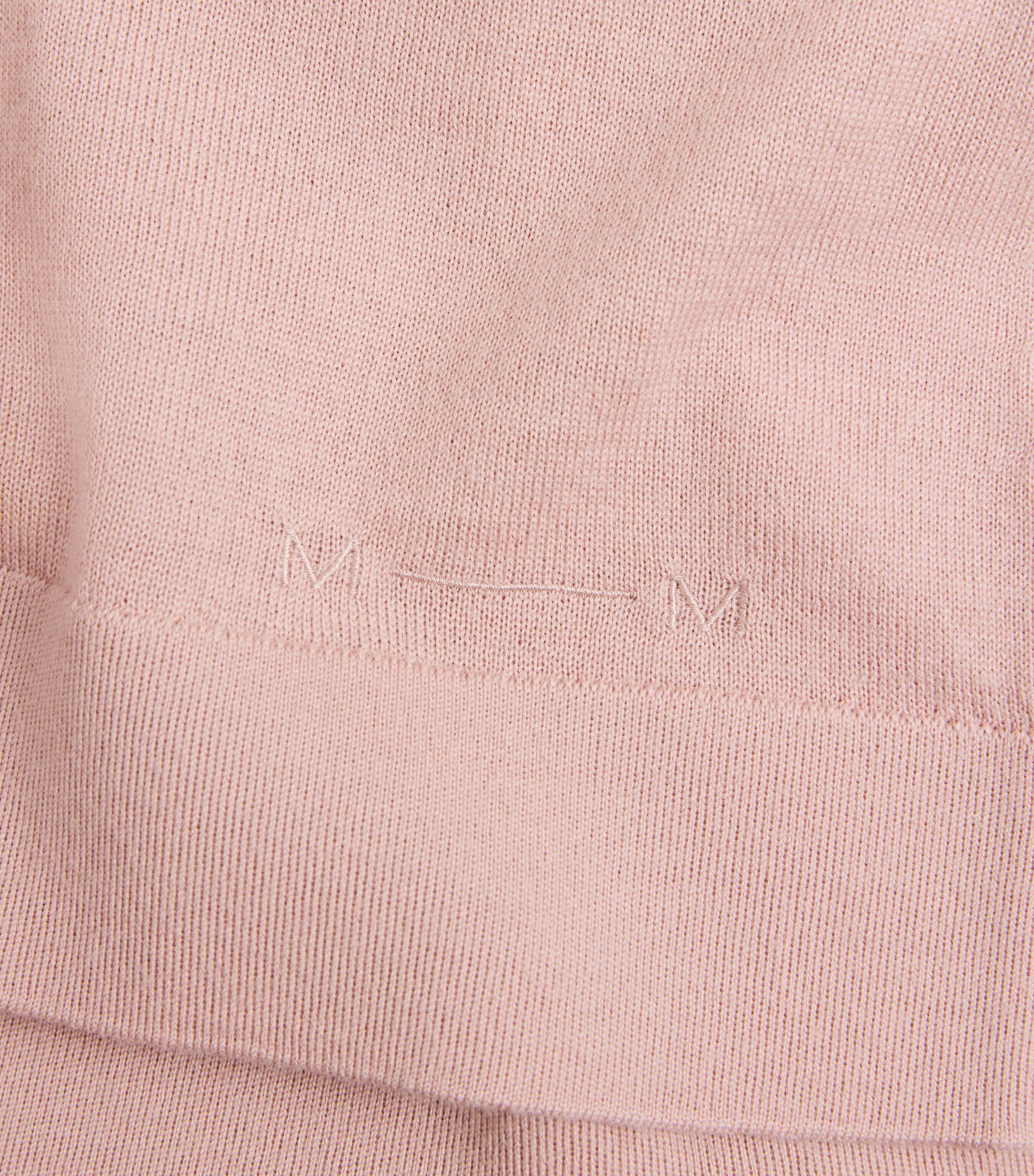 MM Womens Virgin Wool Crew-Neck Sweater Mauve Image 6