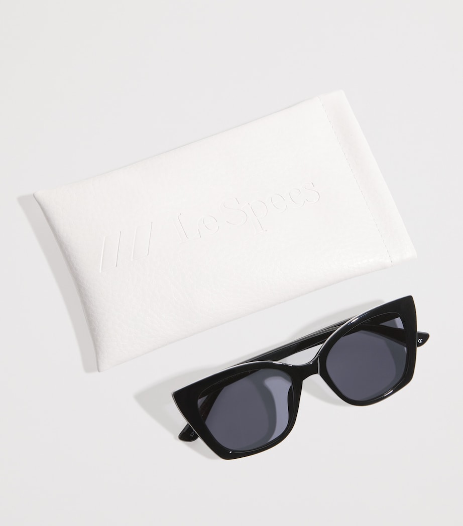 Oversized Incantation Sunglasses BLACK Image 4