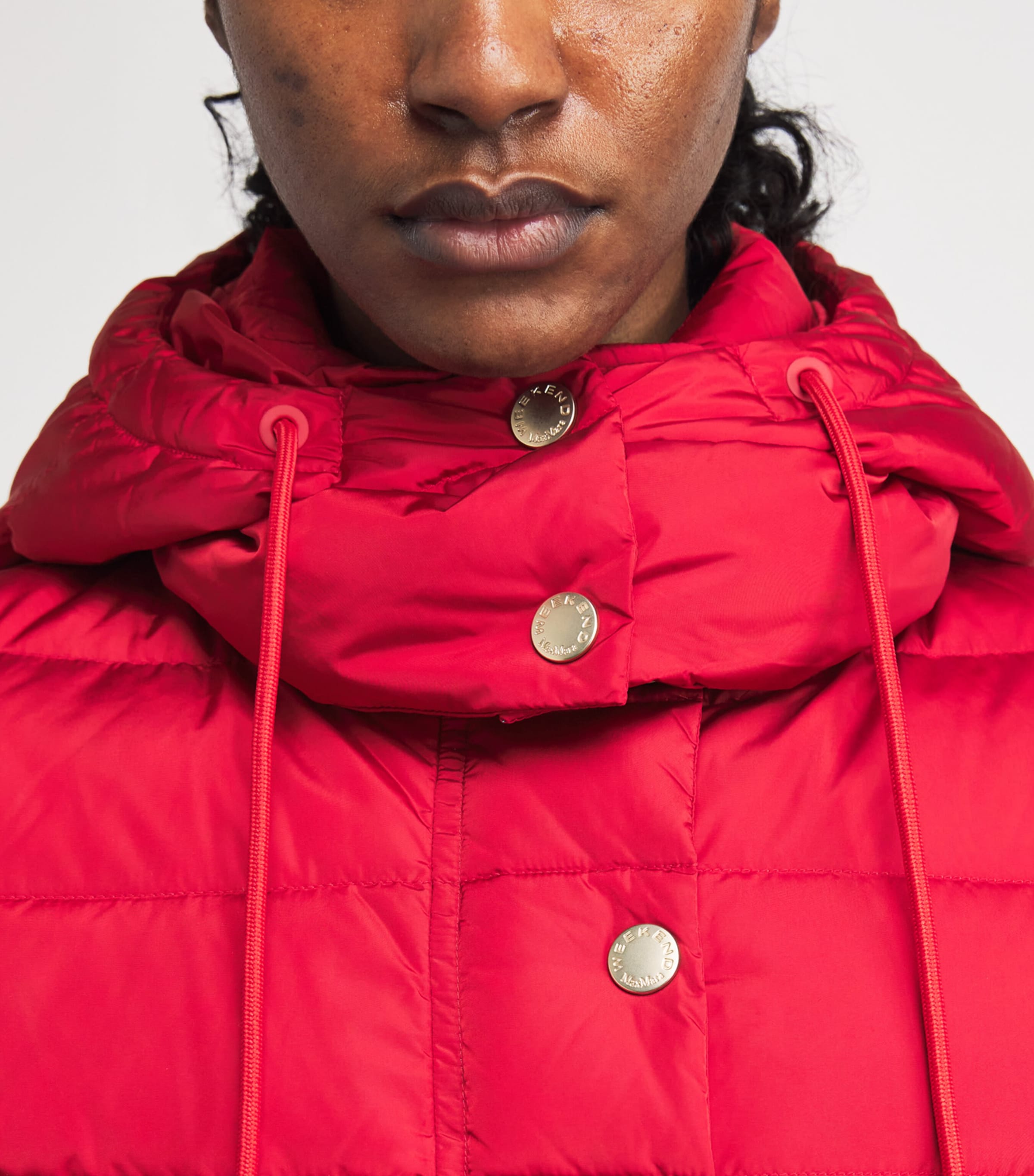 Down Water-Repellent Puffer Jacket RED Image 6