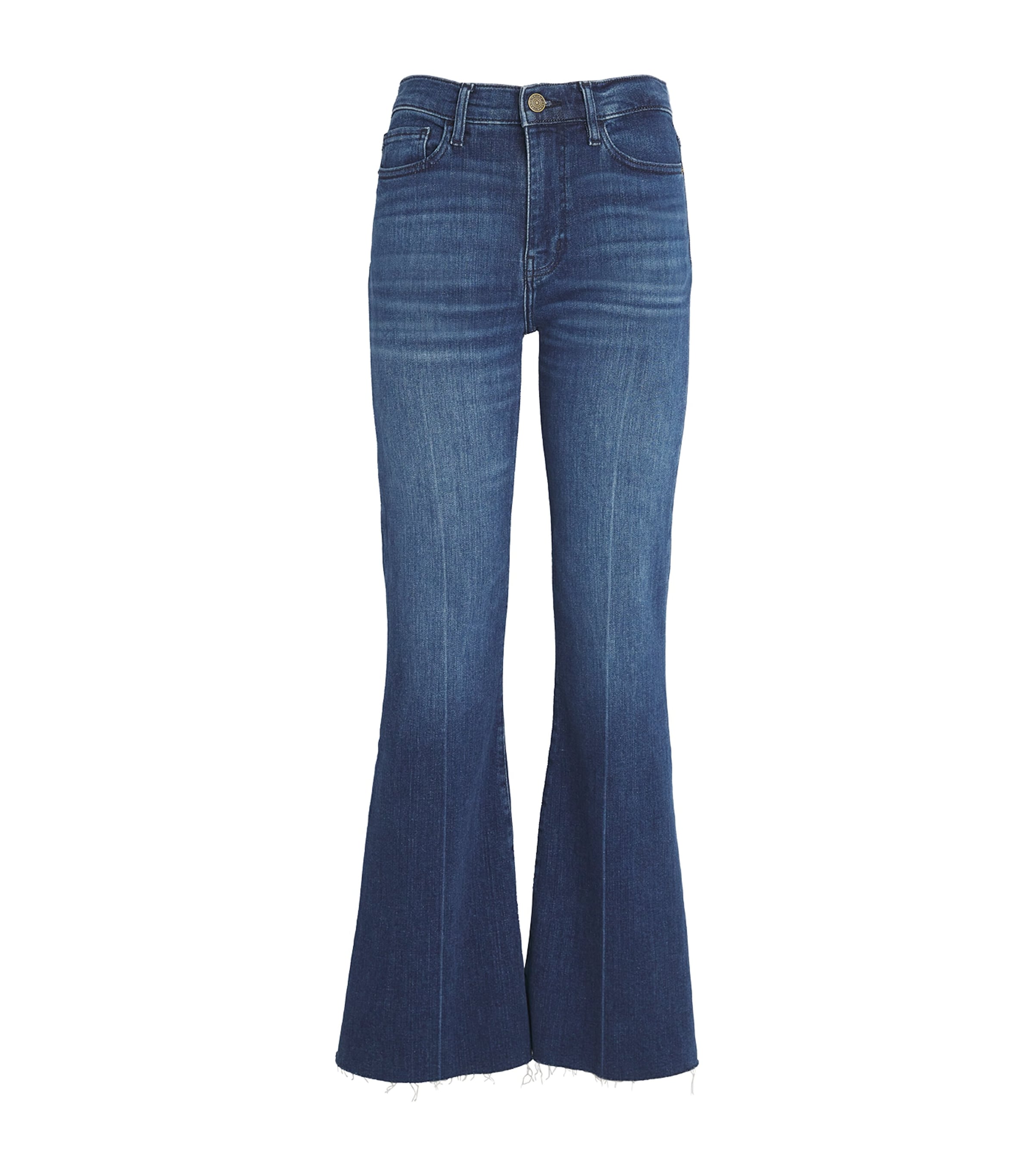 Frame Le Easy Flare Jeans In Blue