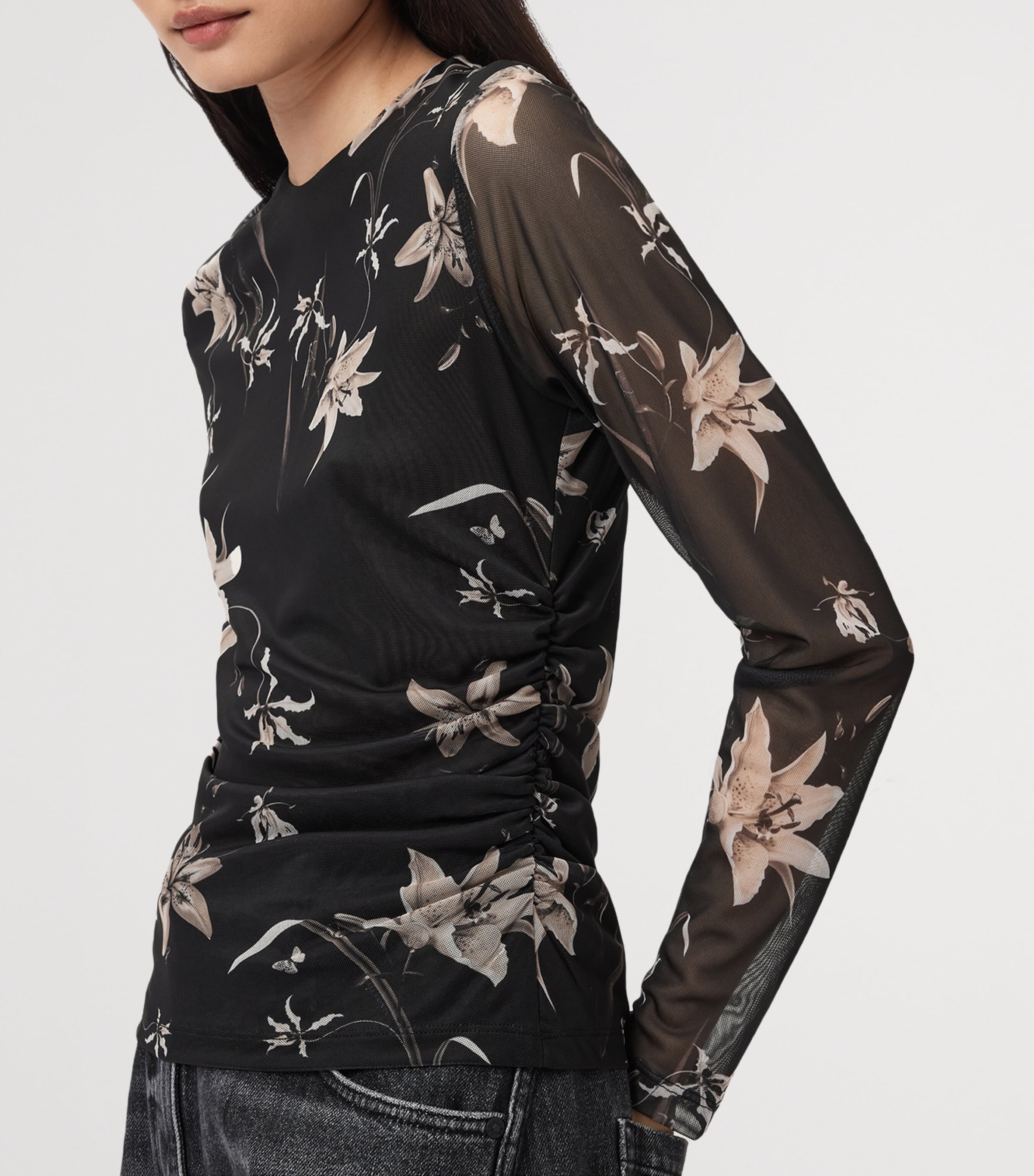 Mesh Caia Top PETRA SEPIA BROWN Image 6