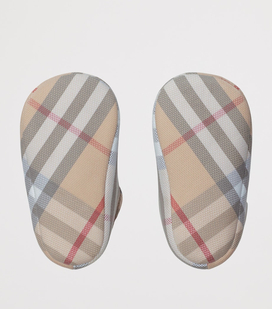 Cotton Check Mary Janes PALE STONE IP CHECK Image 4