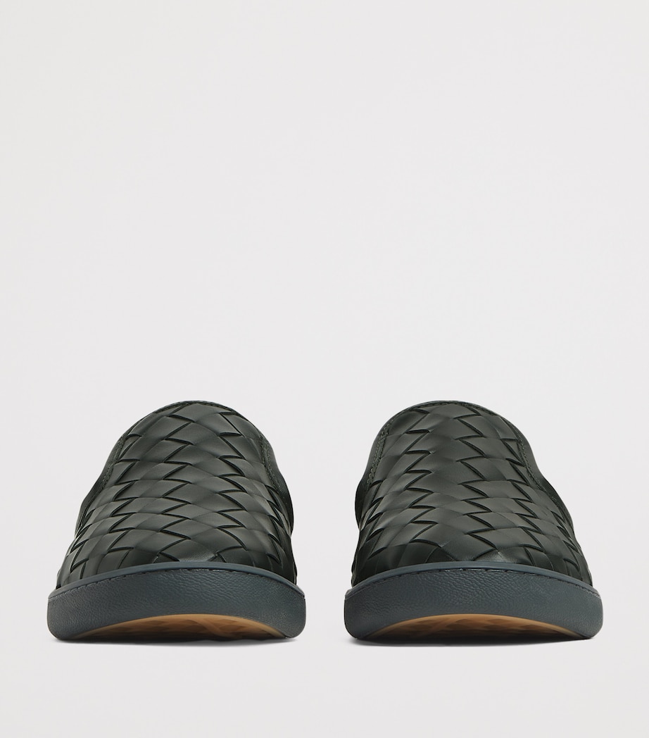 Leather Intrecciato Loafers 3264 Image 3