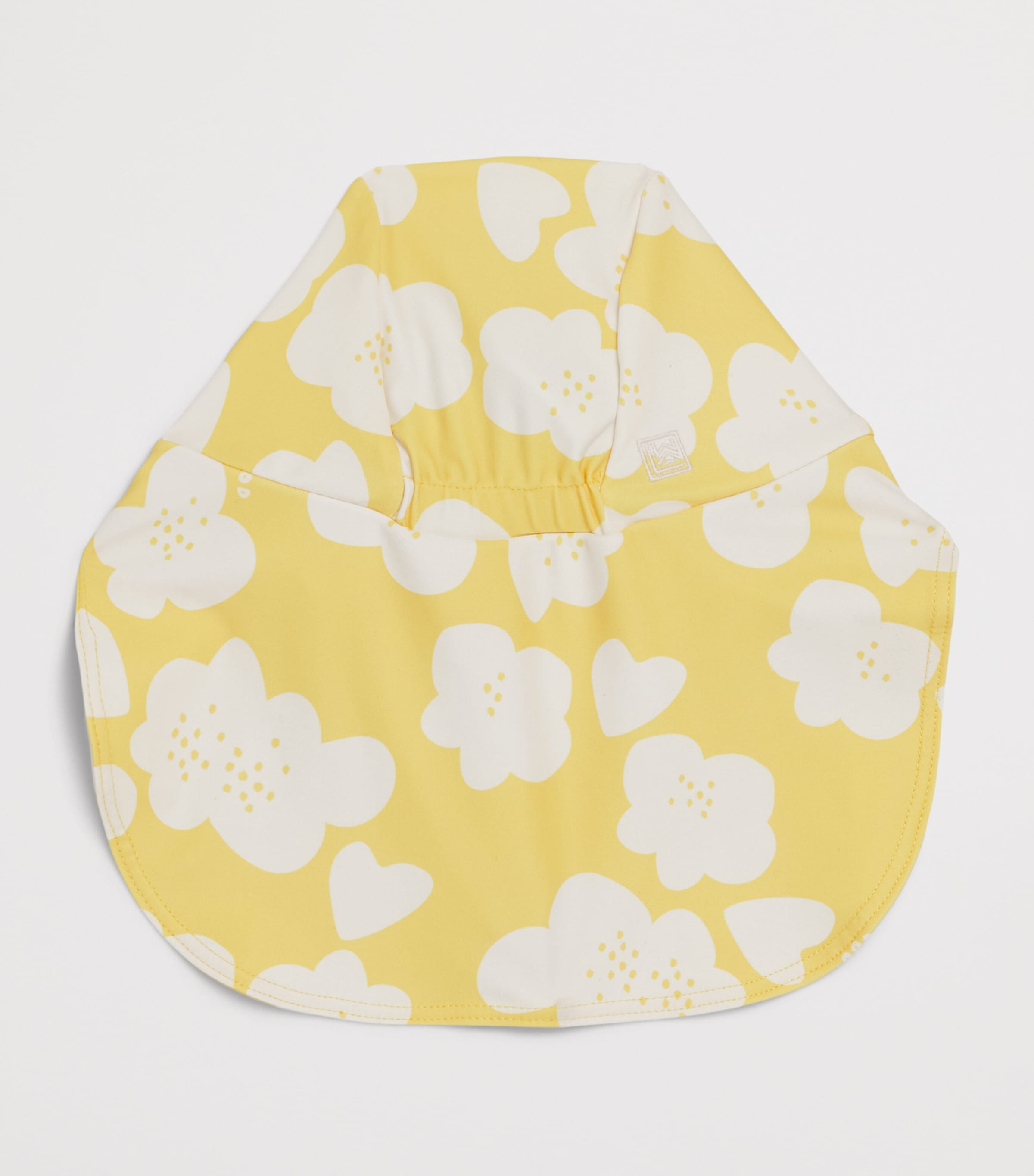 Liewood Floral Cecilia Swim Hat (6-12 Months) Flower/lemon Yellow Image 2