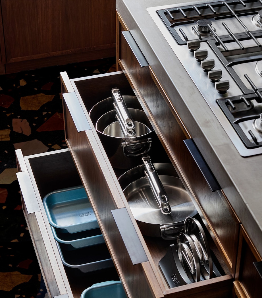 Space Non-Stick Folding-Handle Frying Pan (20cm) STAINLESS STEEL Image 3