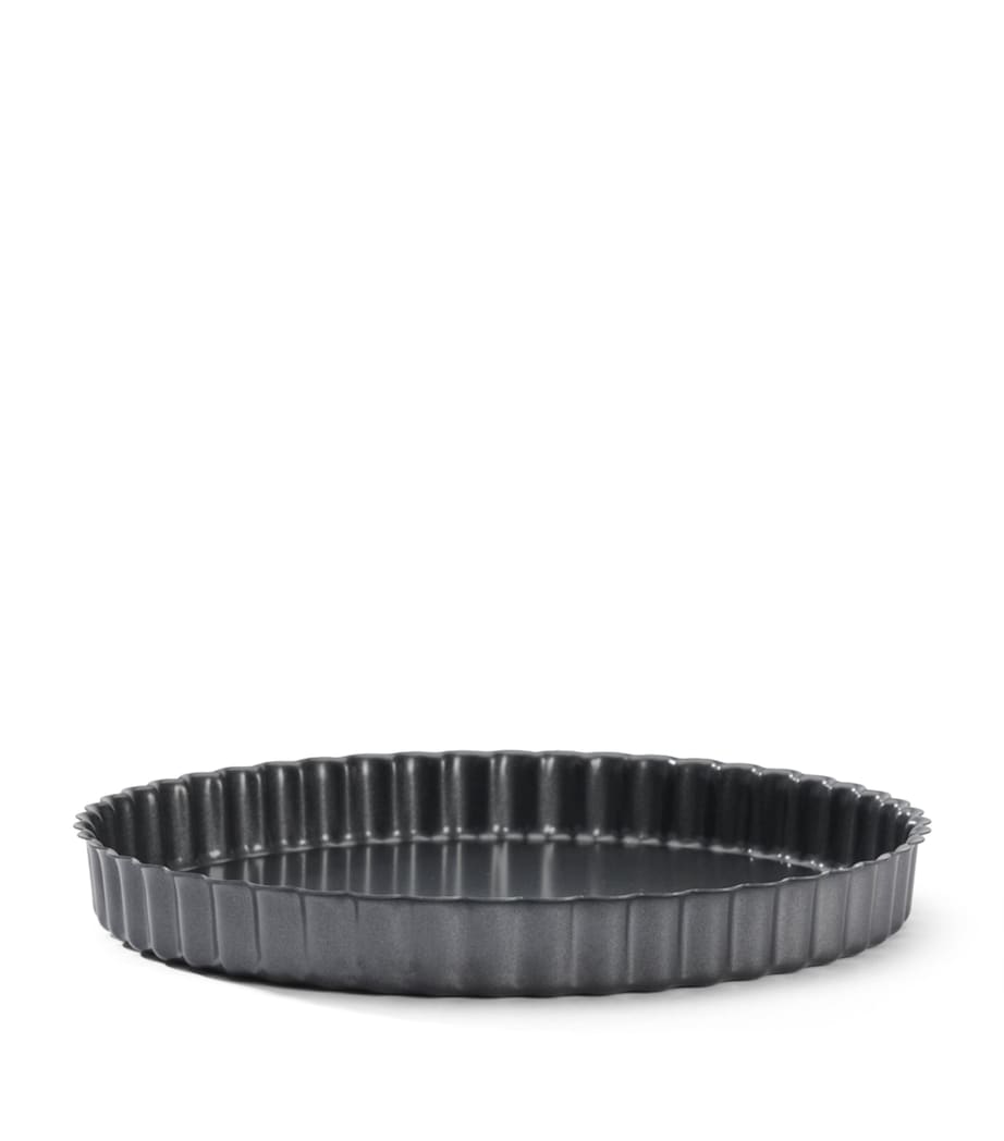 De Buyer Non-Stick Fluted Tart Mould (24cm) Grey Image 2