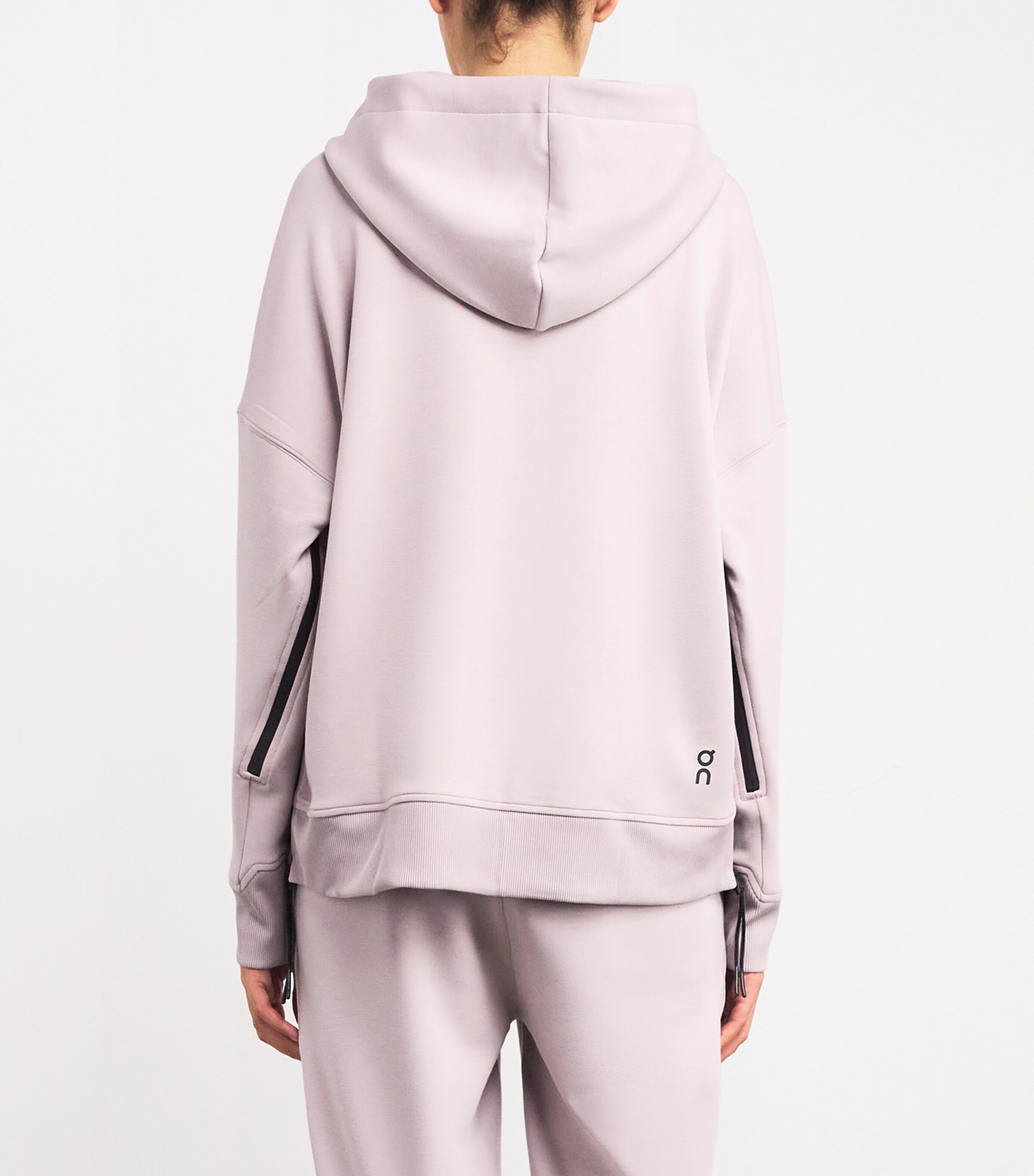 On Womens Jersey Hoodie Fade Image 4