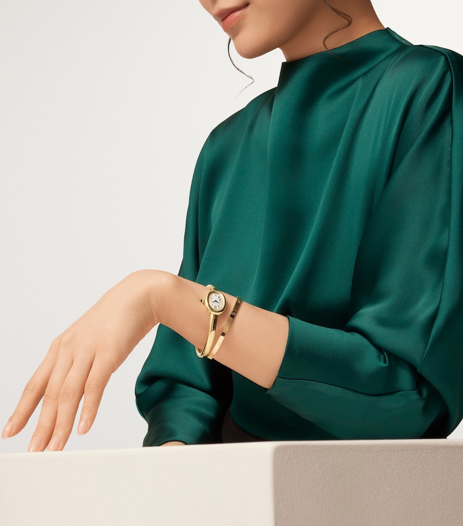 Mini Yellow Gold Baignoire Watch 18.7mm (Size 17) YELLOW GOLD Image 7