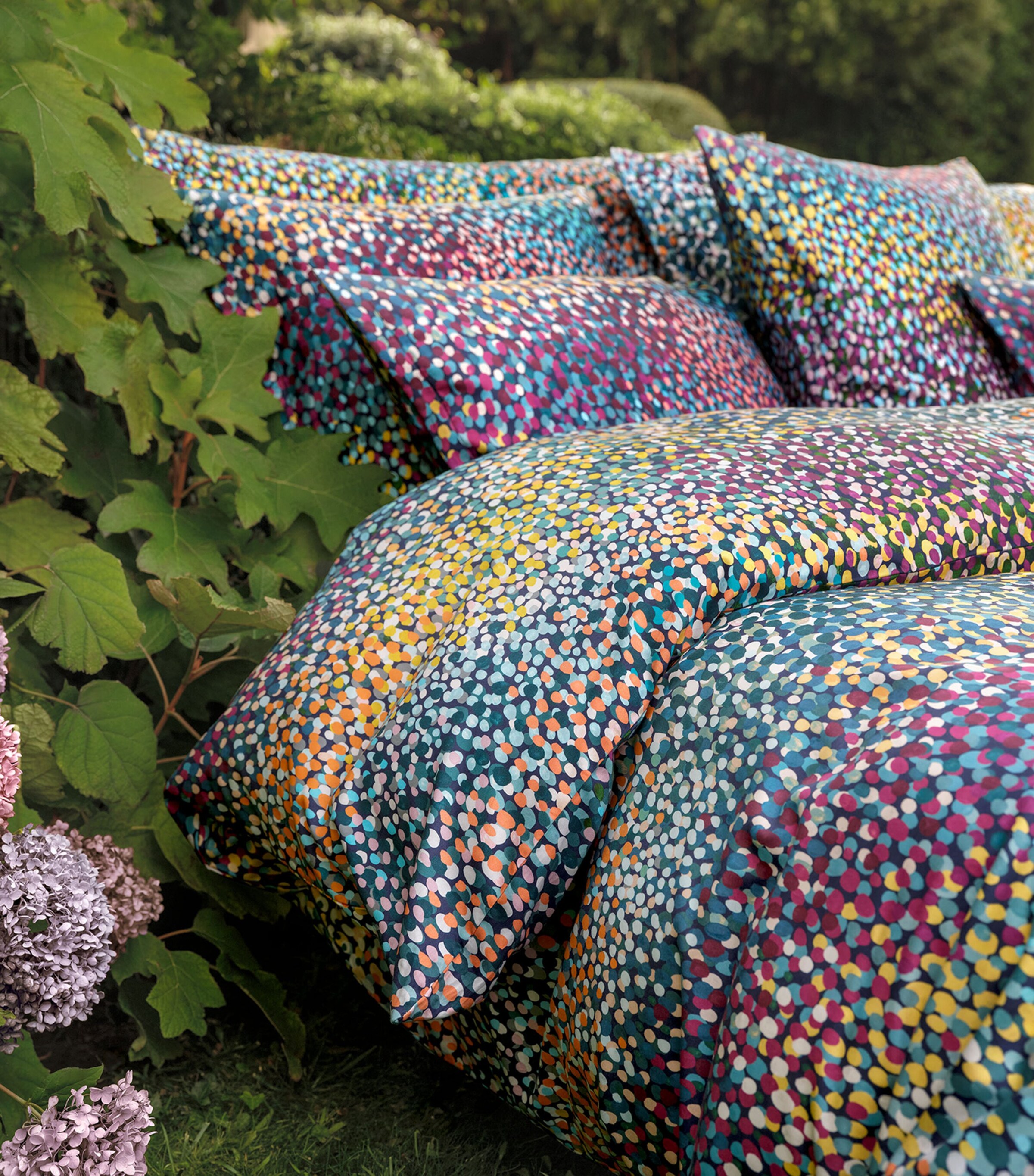 Schlossberg Cotton Sateen Jana King Duvet Cover (220cm x 230cm) Image 4