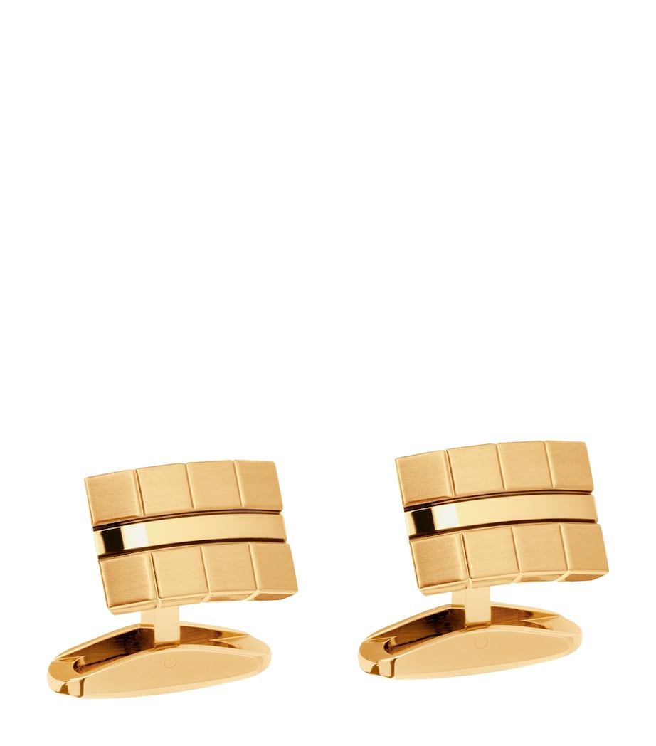 Ice Cube Cufflinks GOLD Image 1