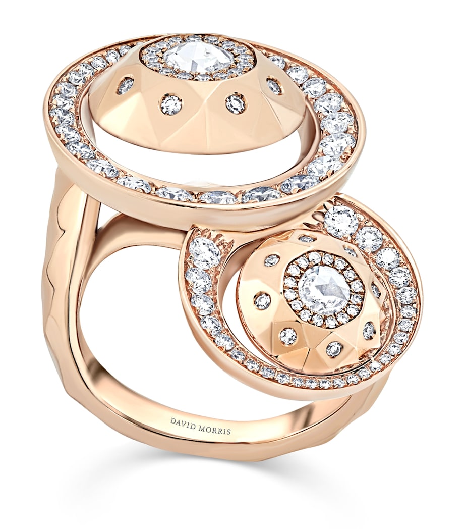 Rose Gold and Diamond Rose Cut Forever Ring Image 3