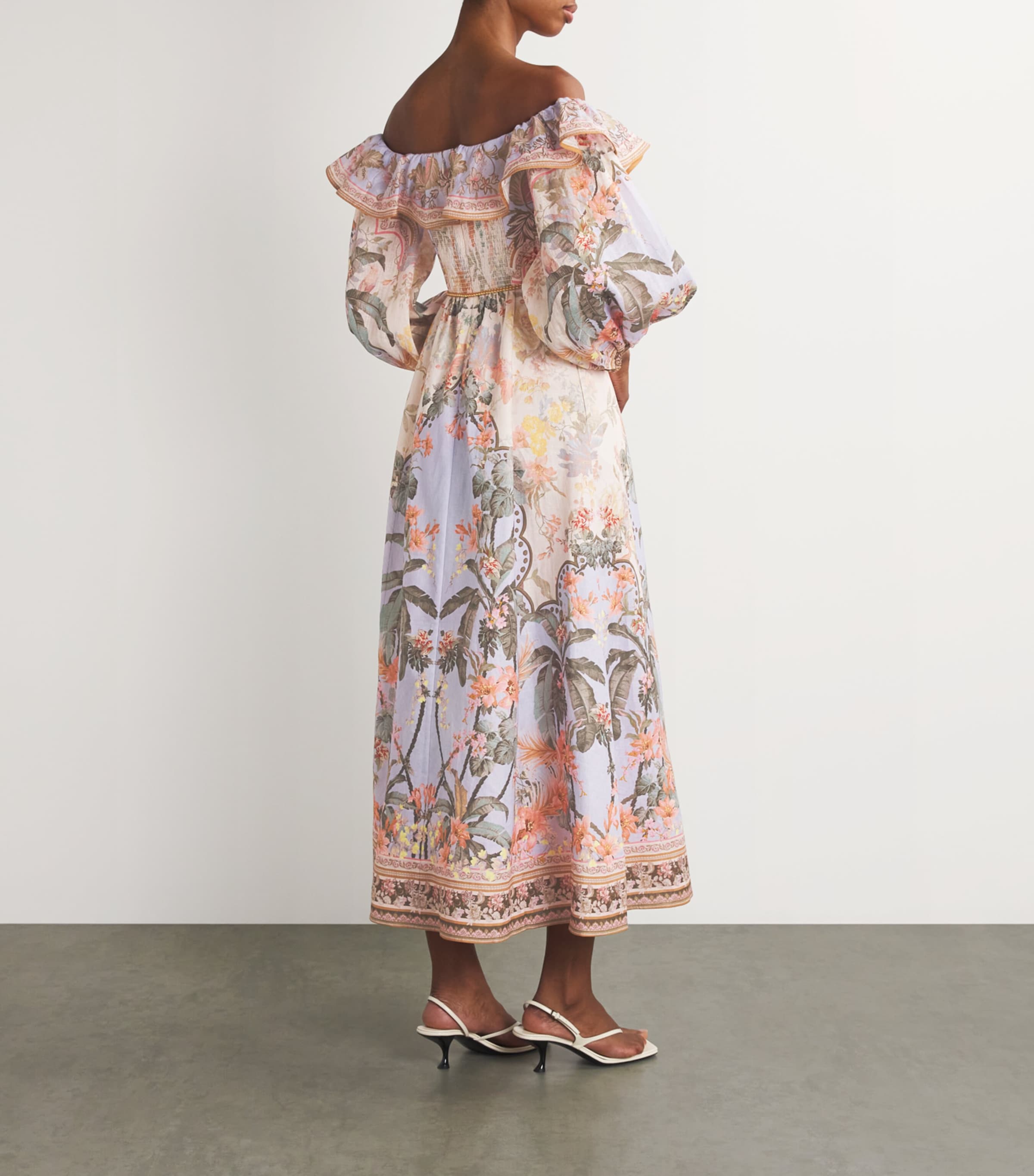 ZIMMERMANN ジマーマン ワンピース Wylie printed linen 998176 ZIMMERMANN Wylie printed linen tunic | NET-A-PORTER