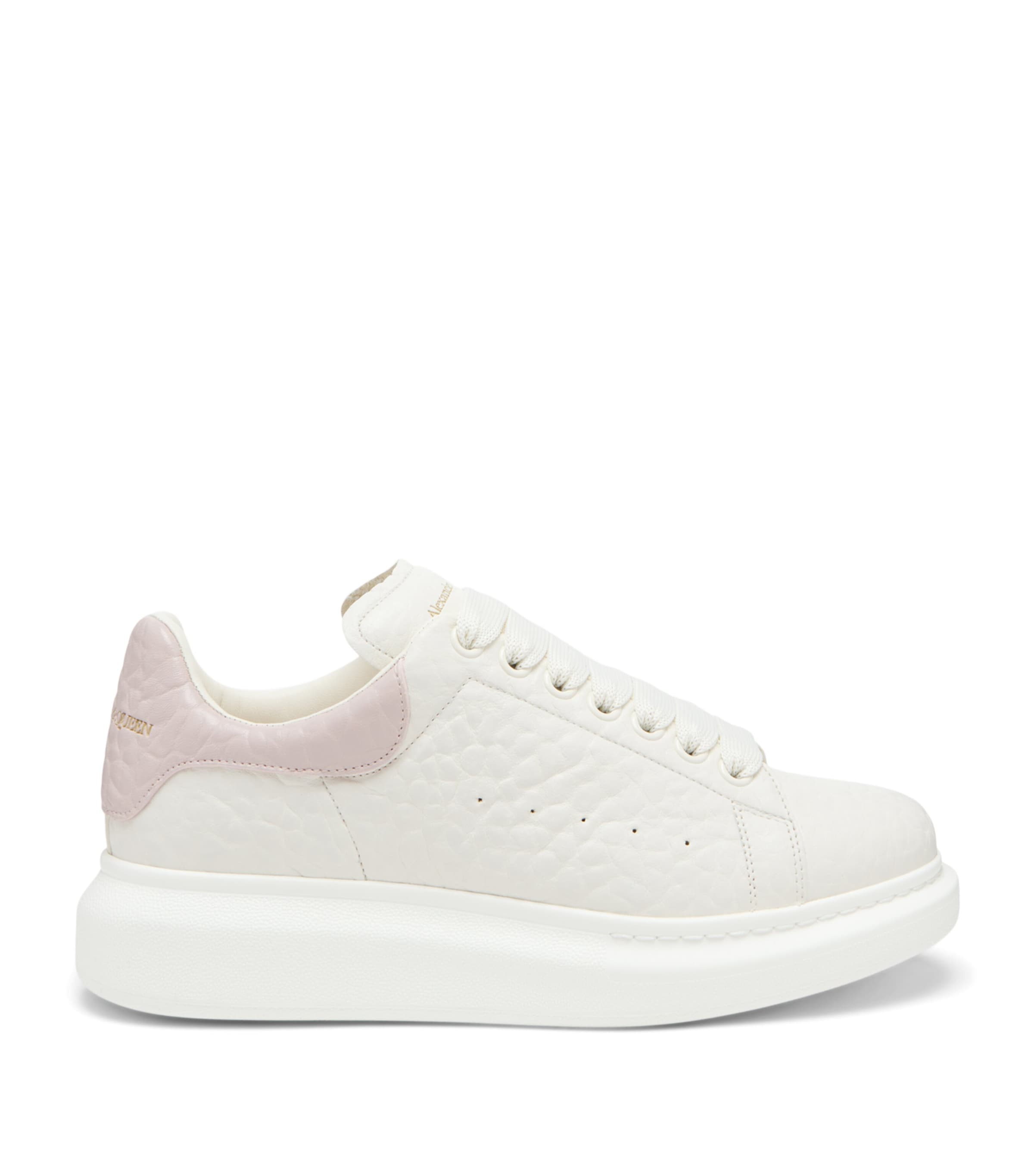Alexander Mcqueen Leather Oversized Sneakers In White