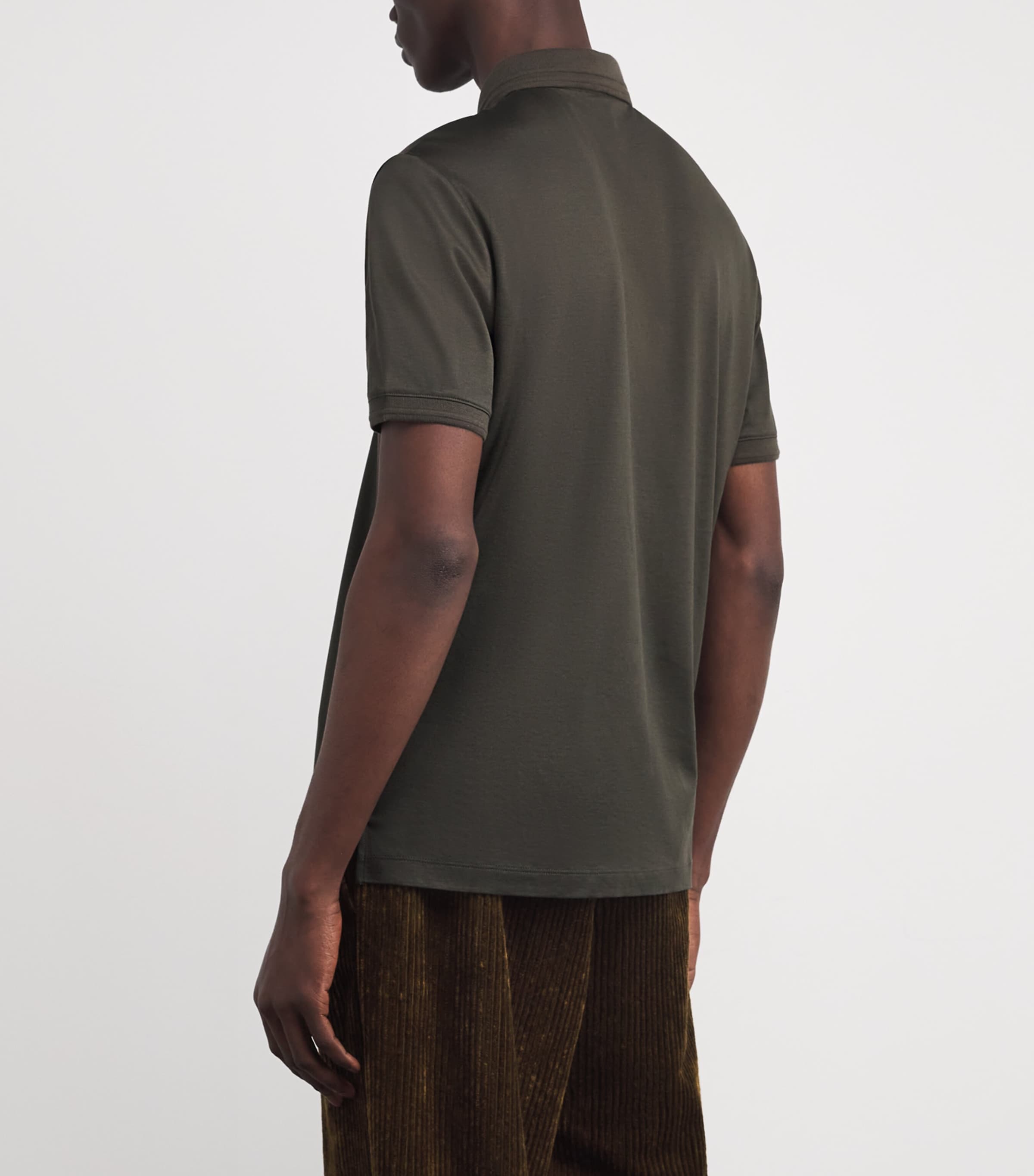 Embossed-Logo Polo Shirt U8120 Image 4