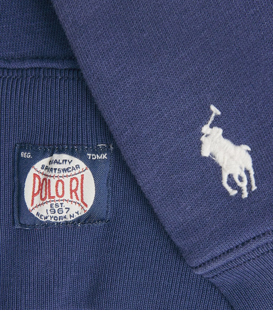 Polo Ralph Lauren Mens NY Yankees Hoodie Dark Cobalt Image 6