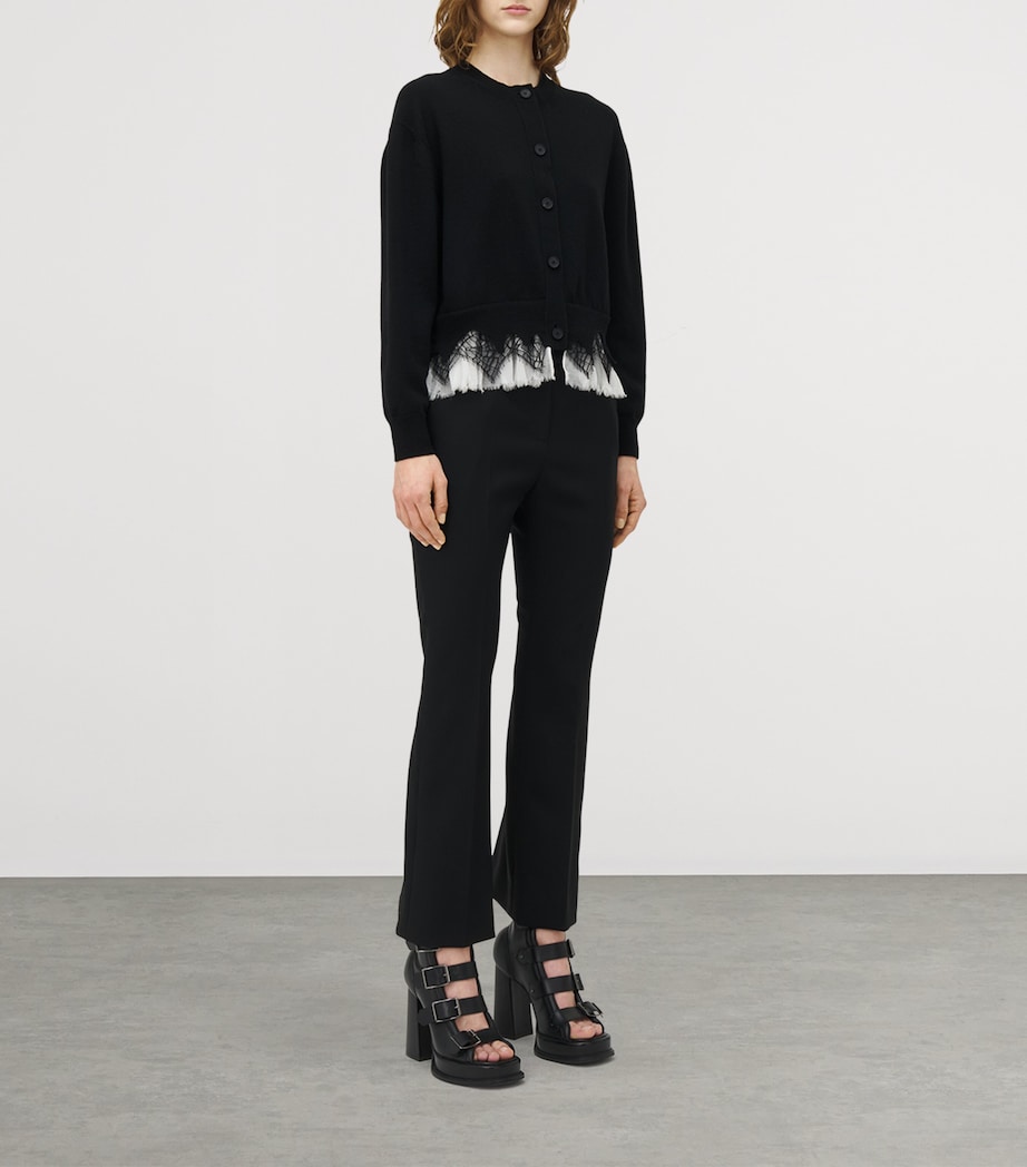 Wool-Cashmere Cobweb Cardigan 1080 Image 2