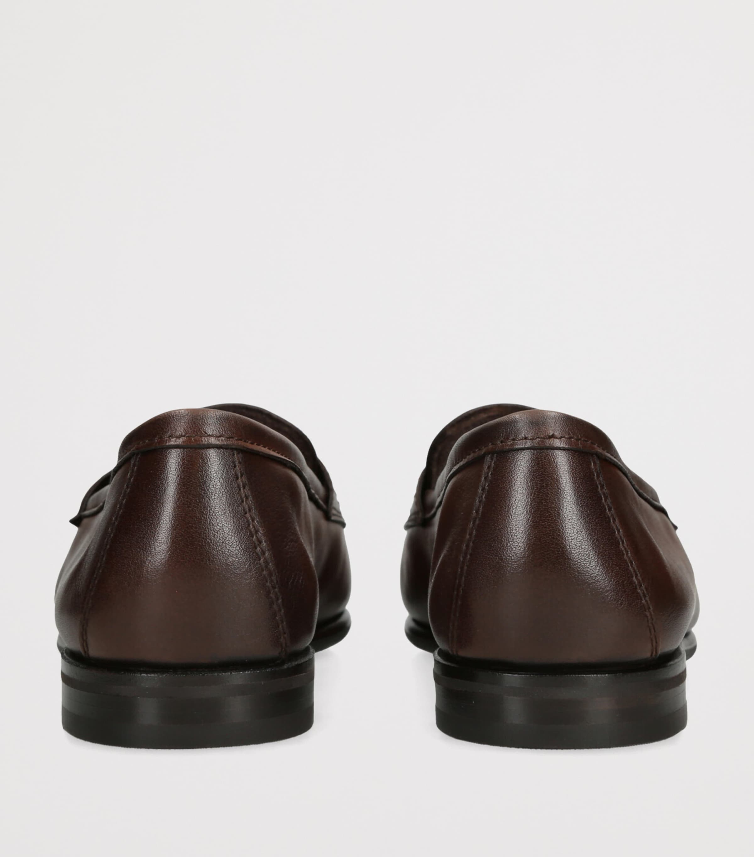 Leather Carlos Loafers DARK BROWN Image 2