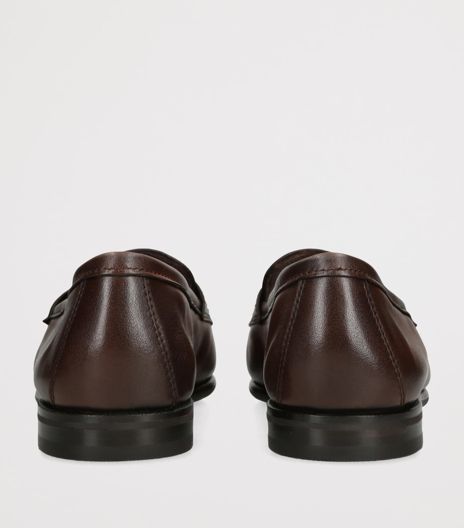 Leather Carlos Loafers DARK BROWN Image 2